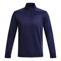 Quarter Half-Zip Haut Manches Longues Hommes-Bleu Foncé