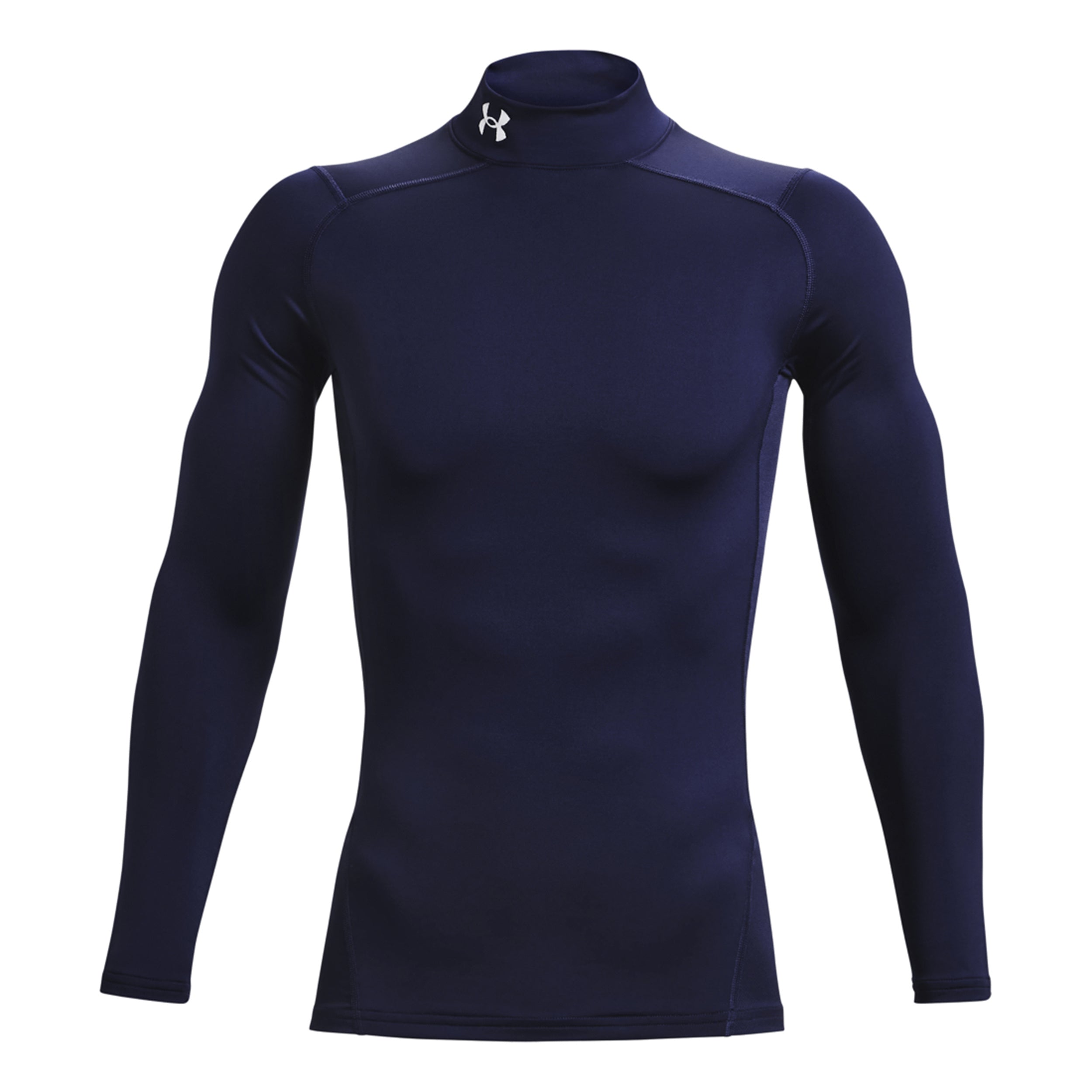 Under Armour Coldgear Comp Mock Longsleeve Heren-Donkerblauw