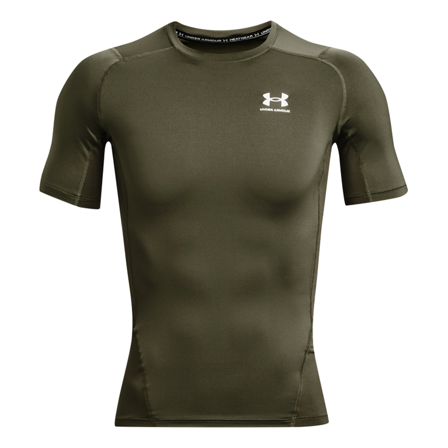 Under Armour Heatgear Comp T-shirt Hommes - vert olive,