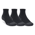 Performance Tech Quarter Chaussettes De Tennis Pack De 3-Noir