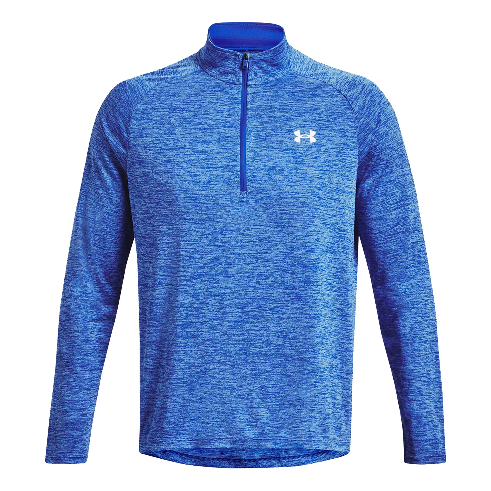 Under Armour Tech 2.0 Half-Zip Longsleeve Heren - blauw, wit