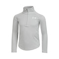 Tech Graphic Half-Zip Haut manches longues Filles - gris clair, argent
