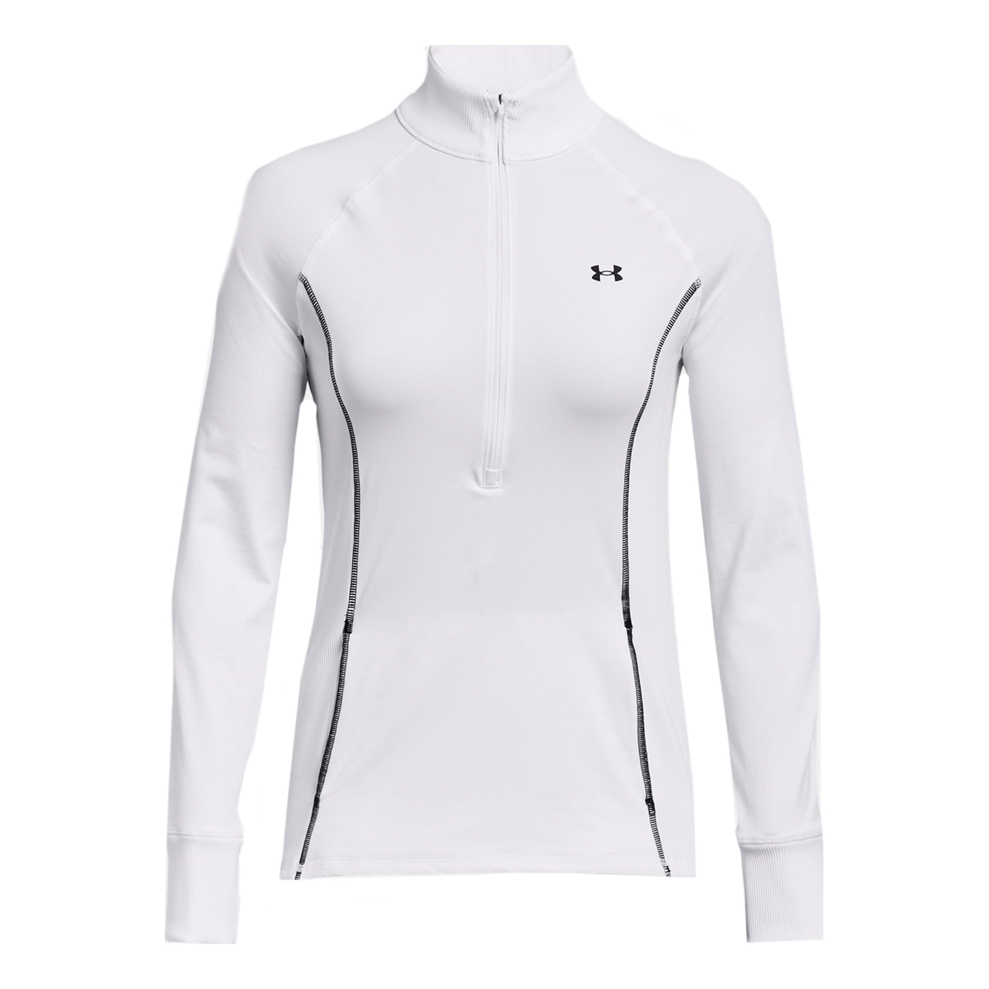 Under Armour CW Half-Zip Longsleeve Dames - wit,