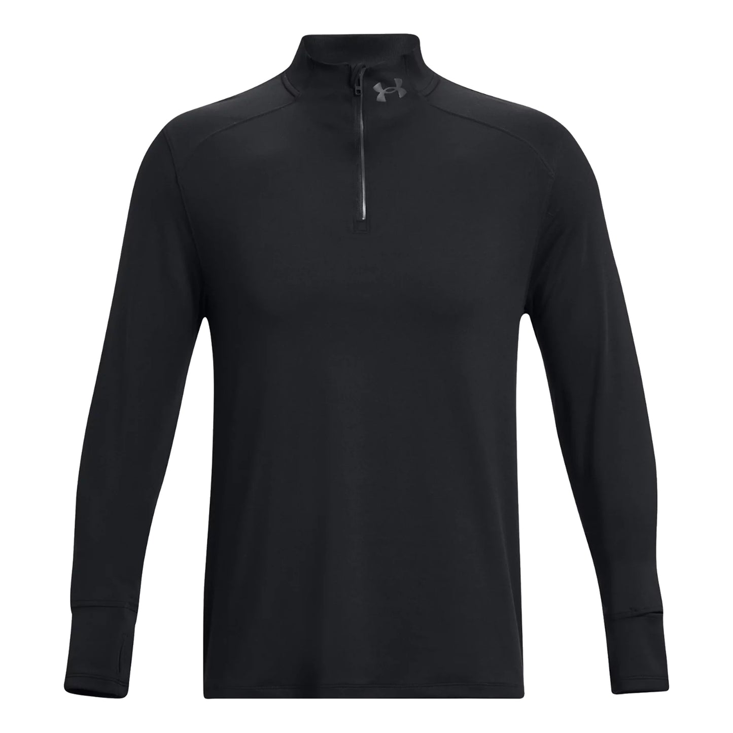Under Armour Qualifier Run 1/4 Zip Maillot De Course Hommes-Noir