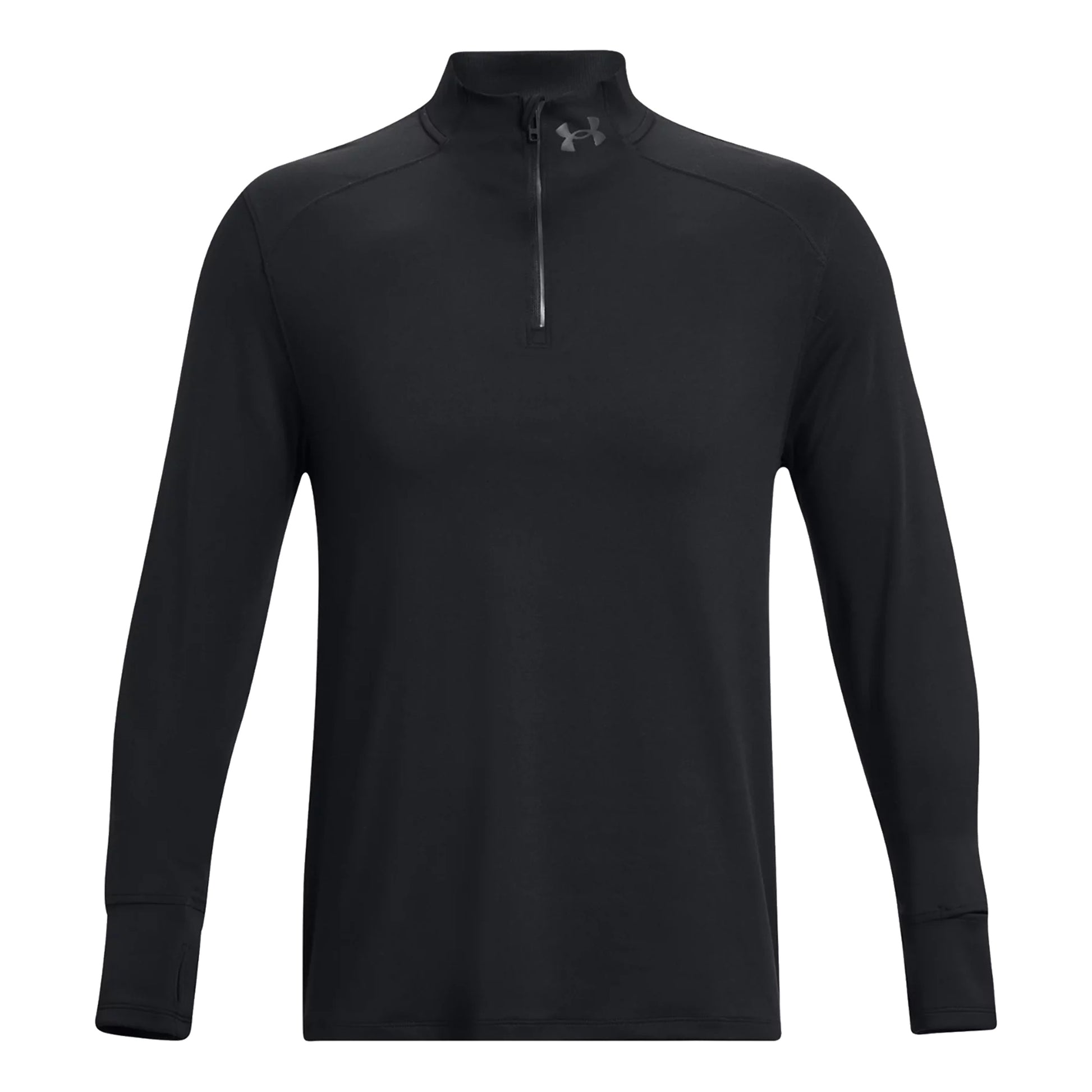 Under Armour Qualifier Run 1/4 Zip Maillot De Course Hommes-Noir