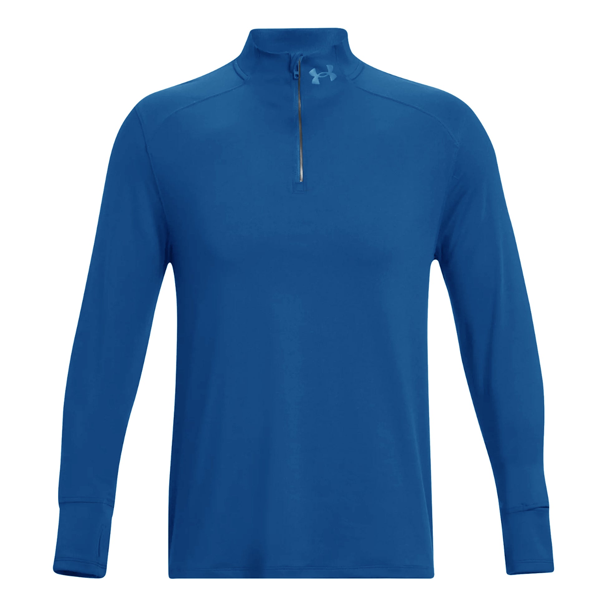 Under Armour Qualifier Run 1/4 Zip Hardloopshirt Heren - blauw,