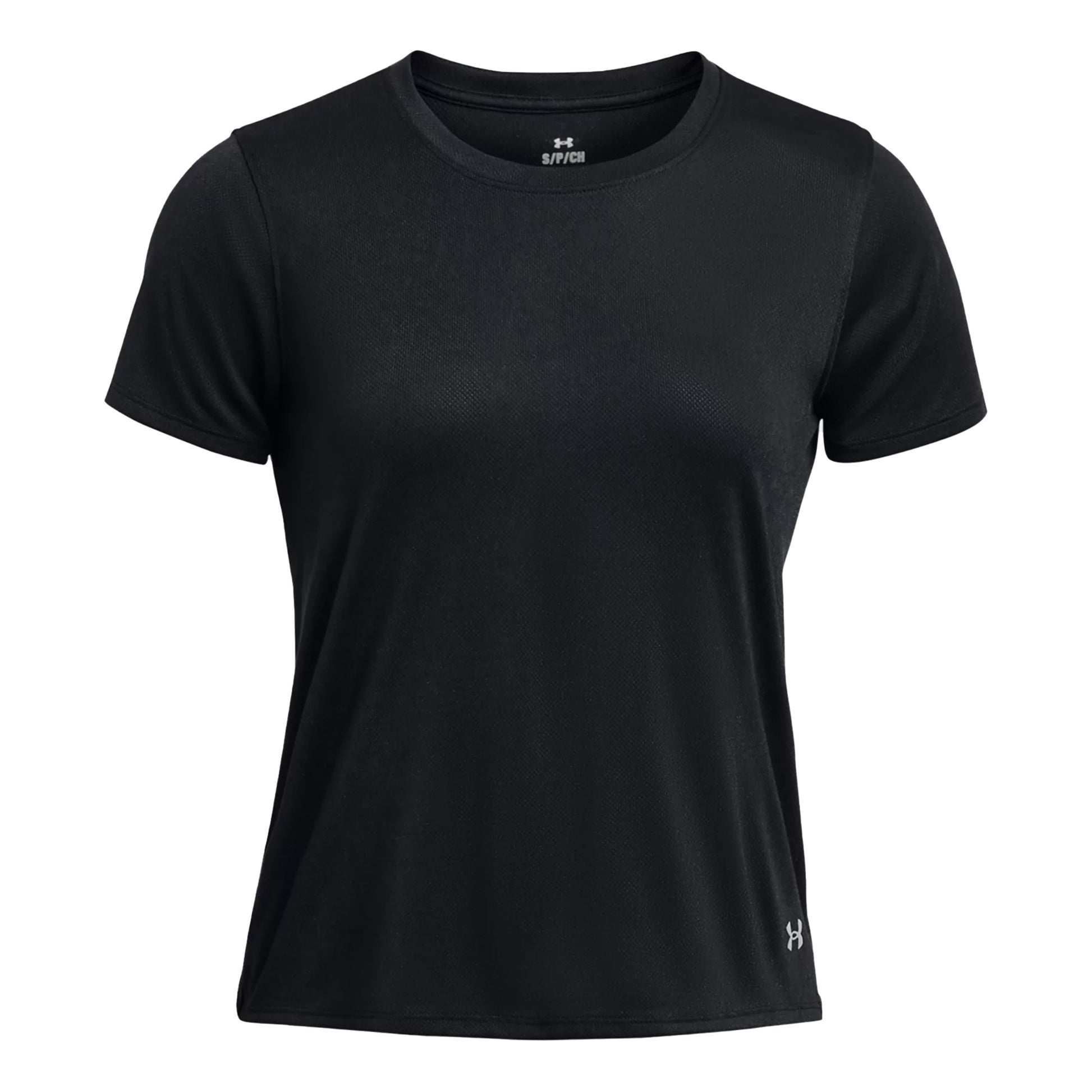 Under Armour Streaker Splatter SS Hardloopshirt Dames - zwart,