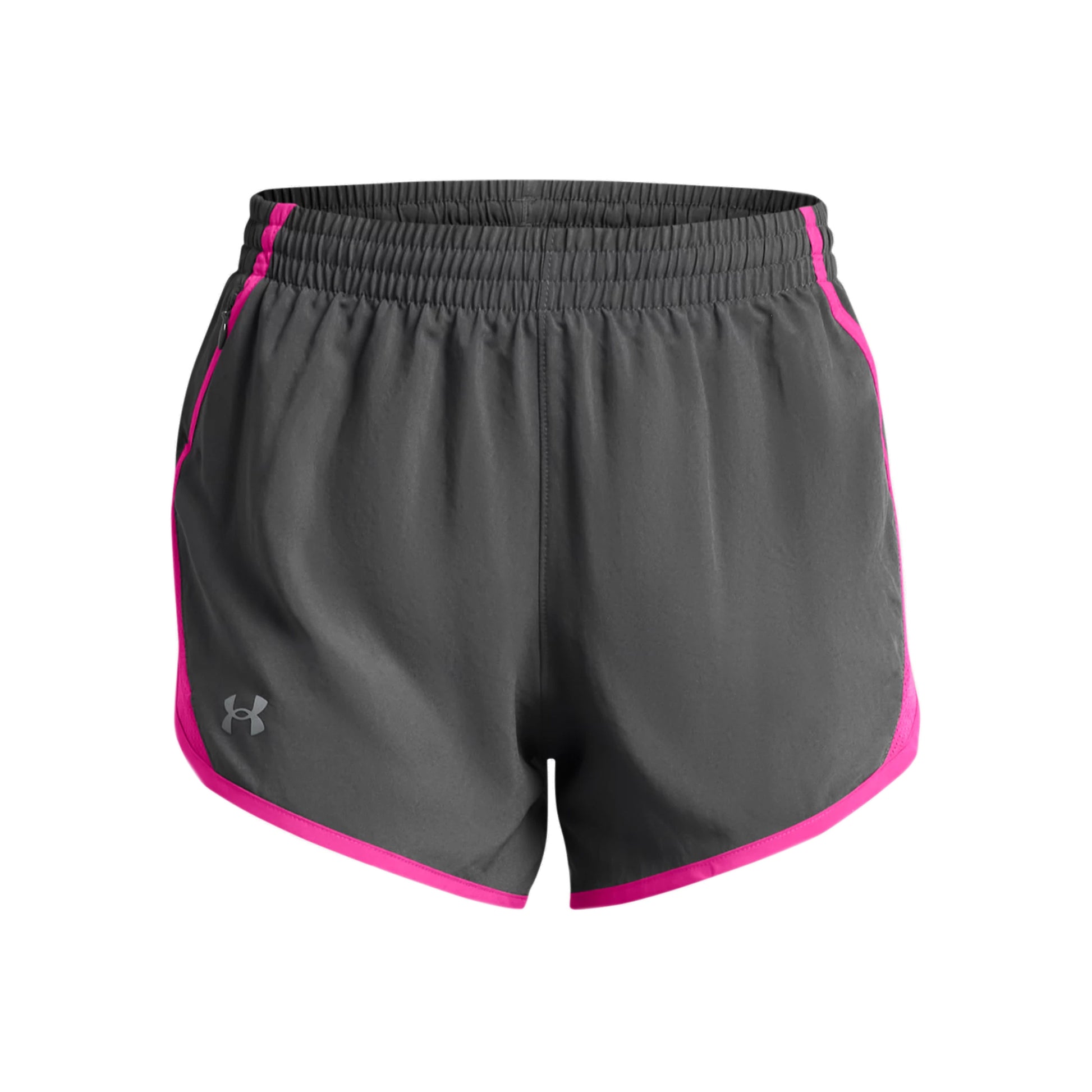 Under Armour Fly By 3in  Short de running Femmes - gris, rose