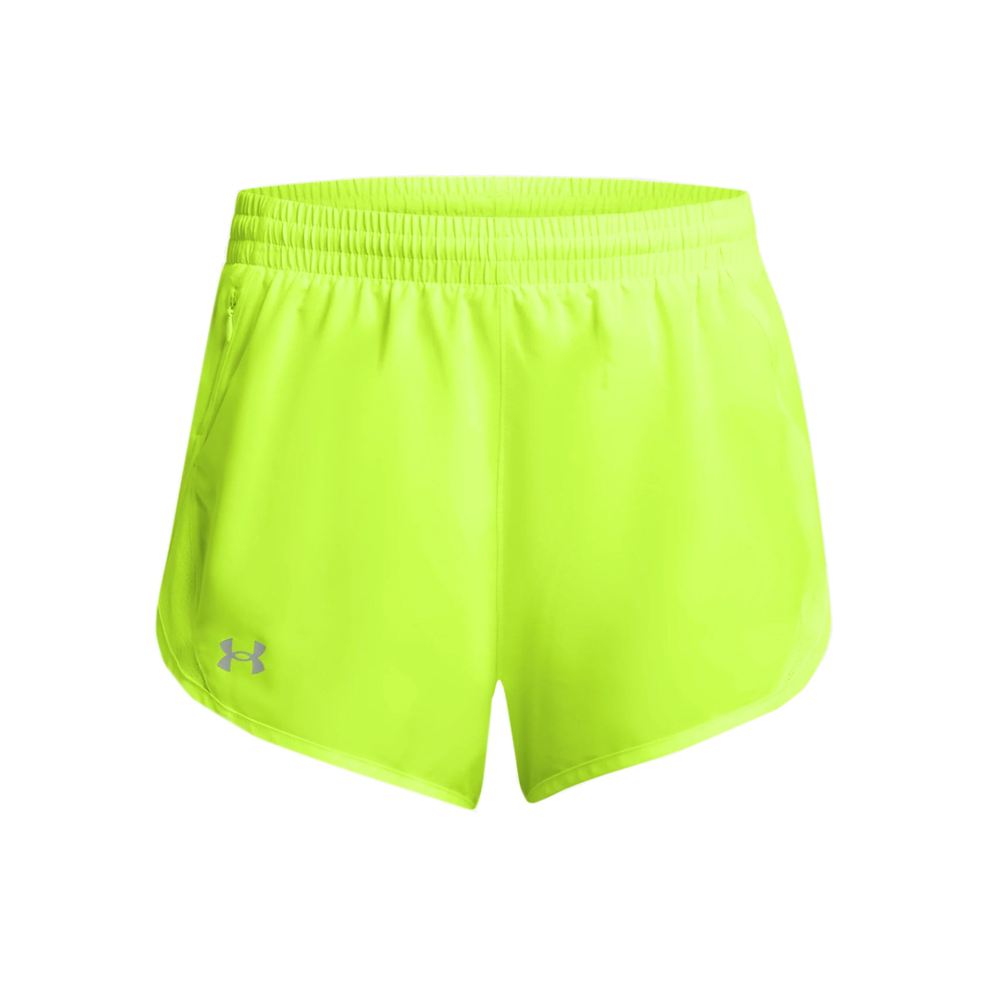 Under Armour Fly By 3in  Hardloopshorts Dames - neongeel