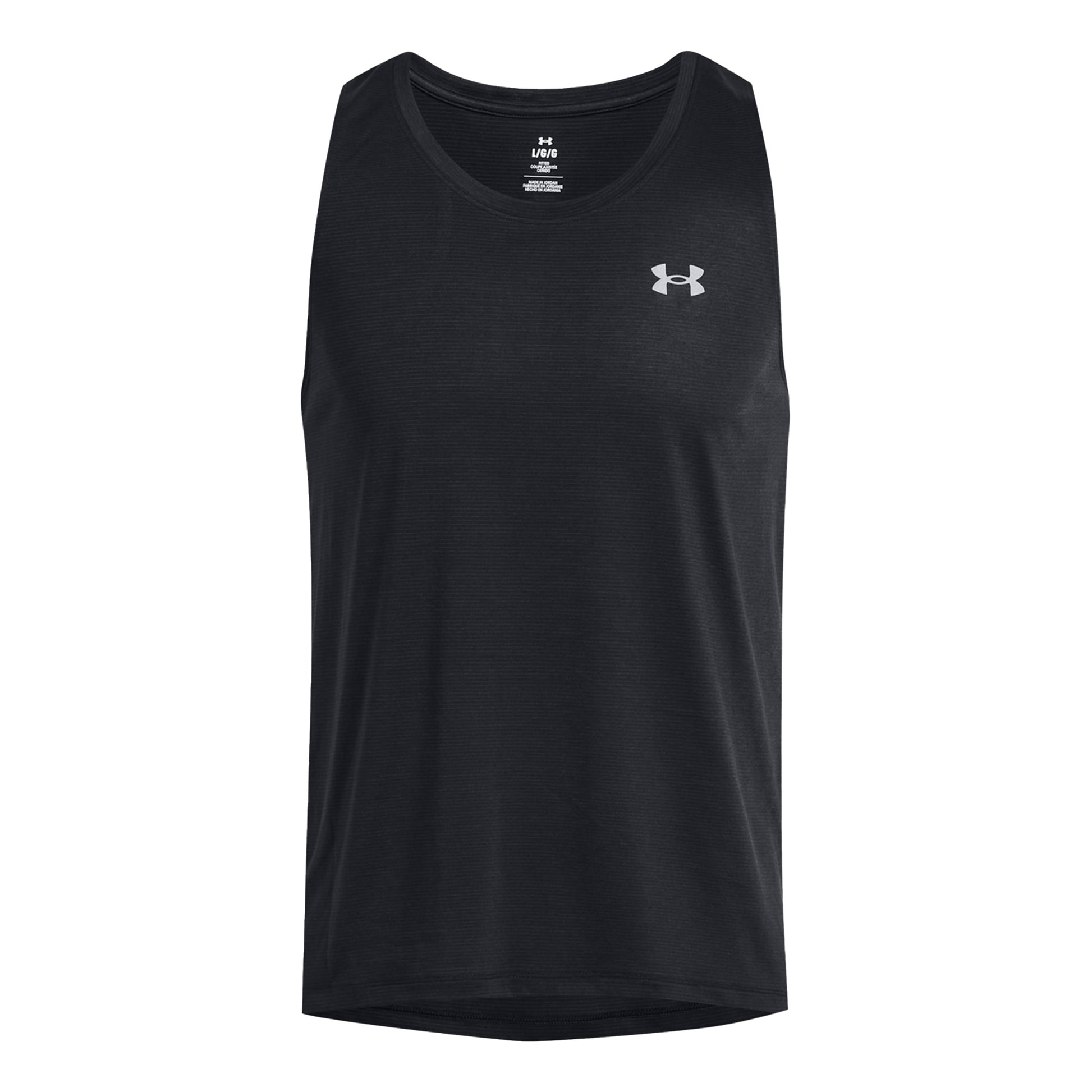 Under Armour Streaker Topje Hardlopen Heren-Zwart