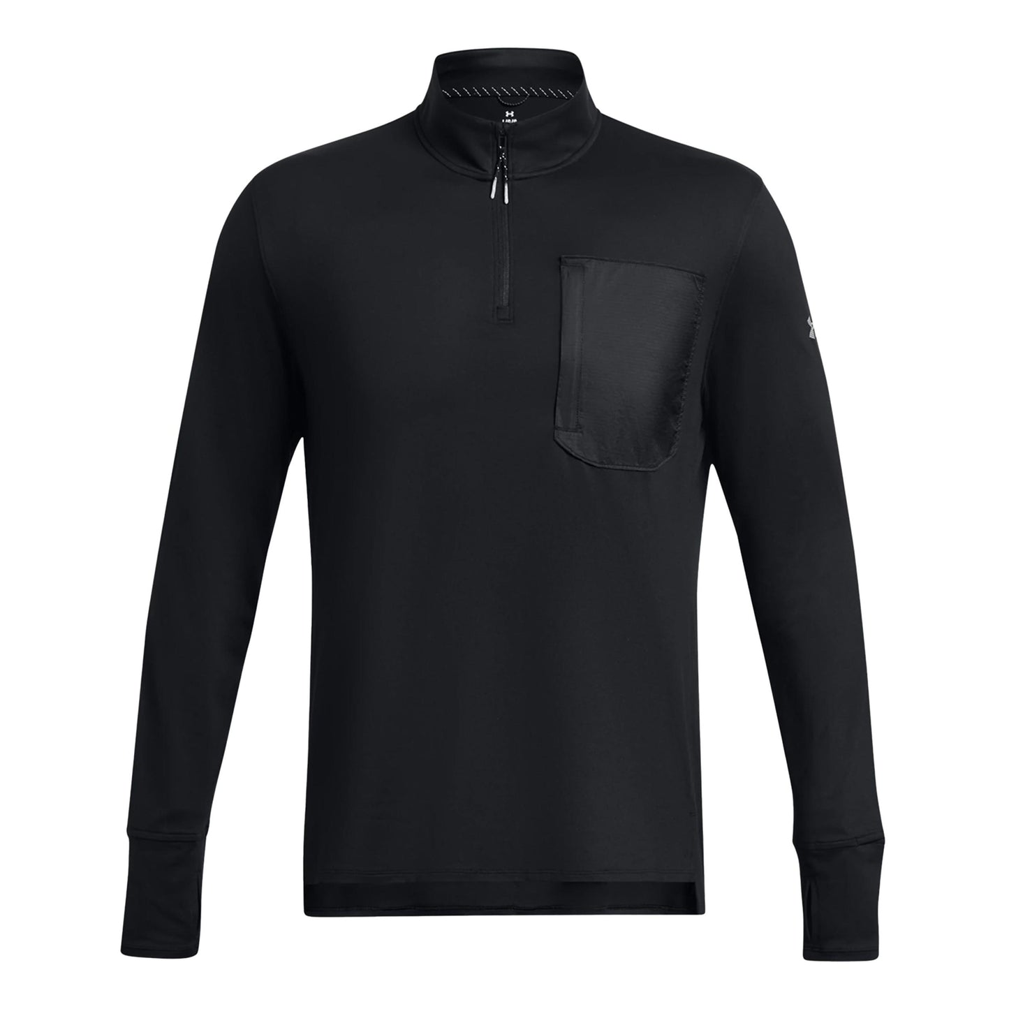 Under Armour Run Trail Quarter Zip Topje hardlopen Heren - zwart,