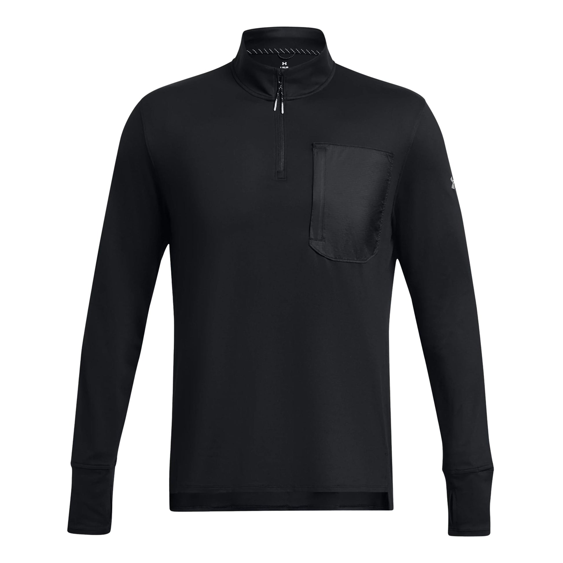 Under Armour Run Trail Quarter Zip Topje hardlopen Heren - zwart,