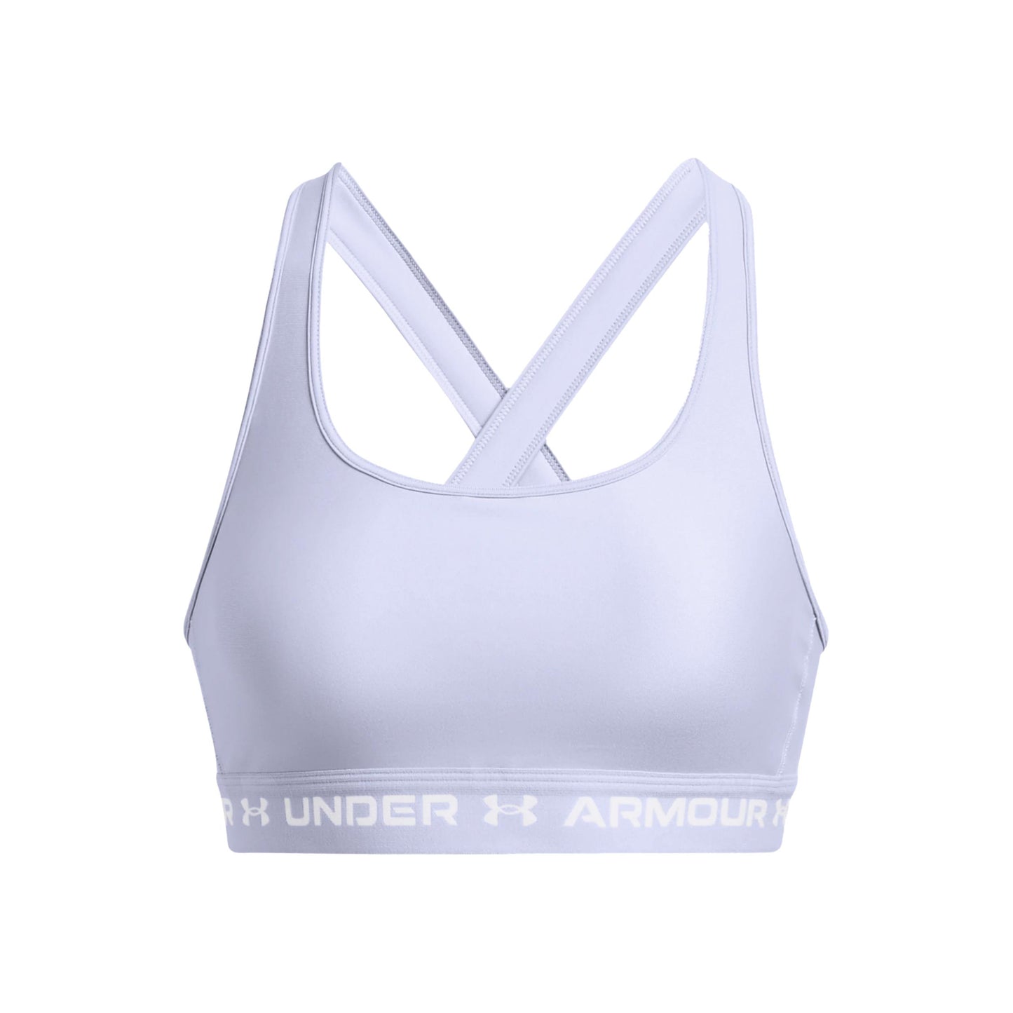 Under Armour Crossback Mid Sport-bh Dames - mauve,