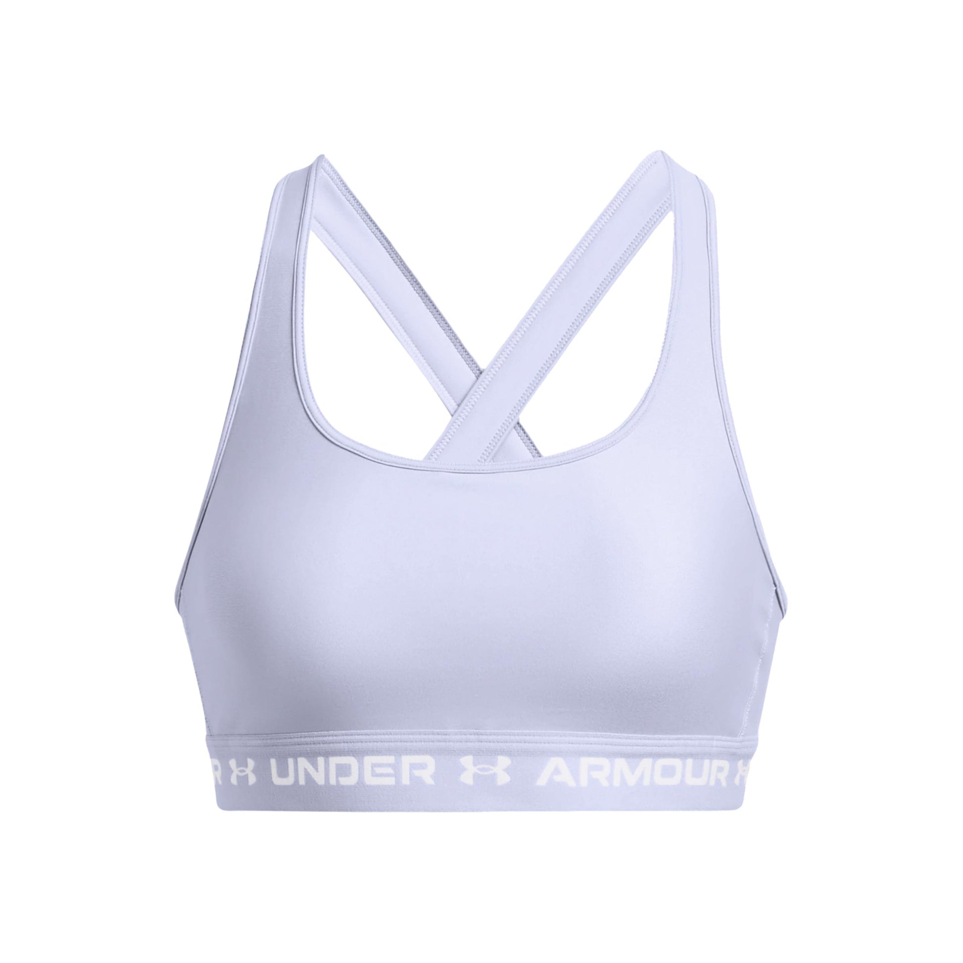 Under Armour Crossback Mid Sport-bh Dames - mauve,
