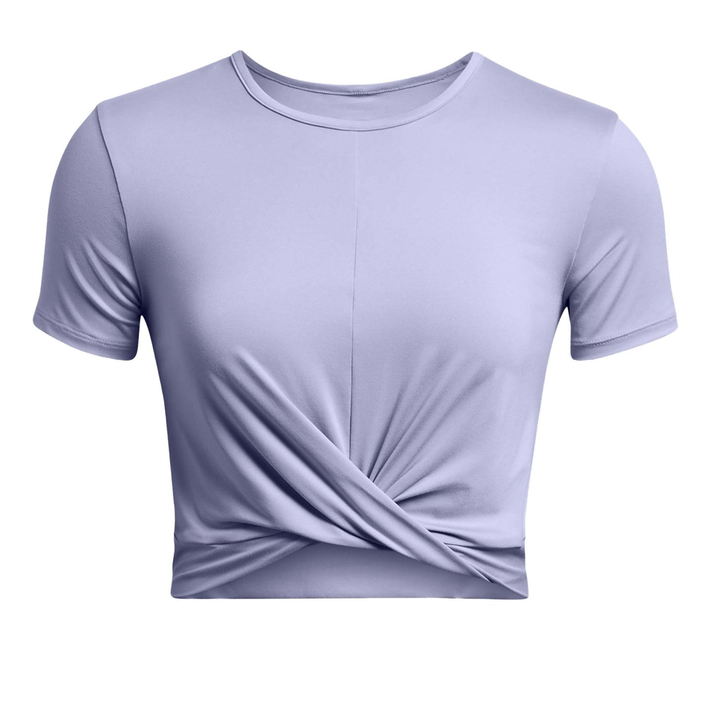 Under Armour Motion Crossover Crop T-shirt Dames-Paars