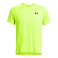 Tech Textured T-shirt Heren - neongeel,