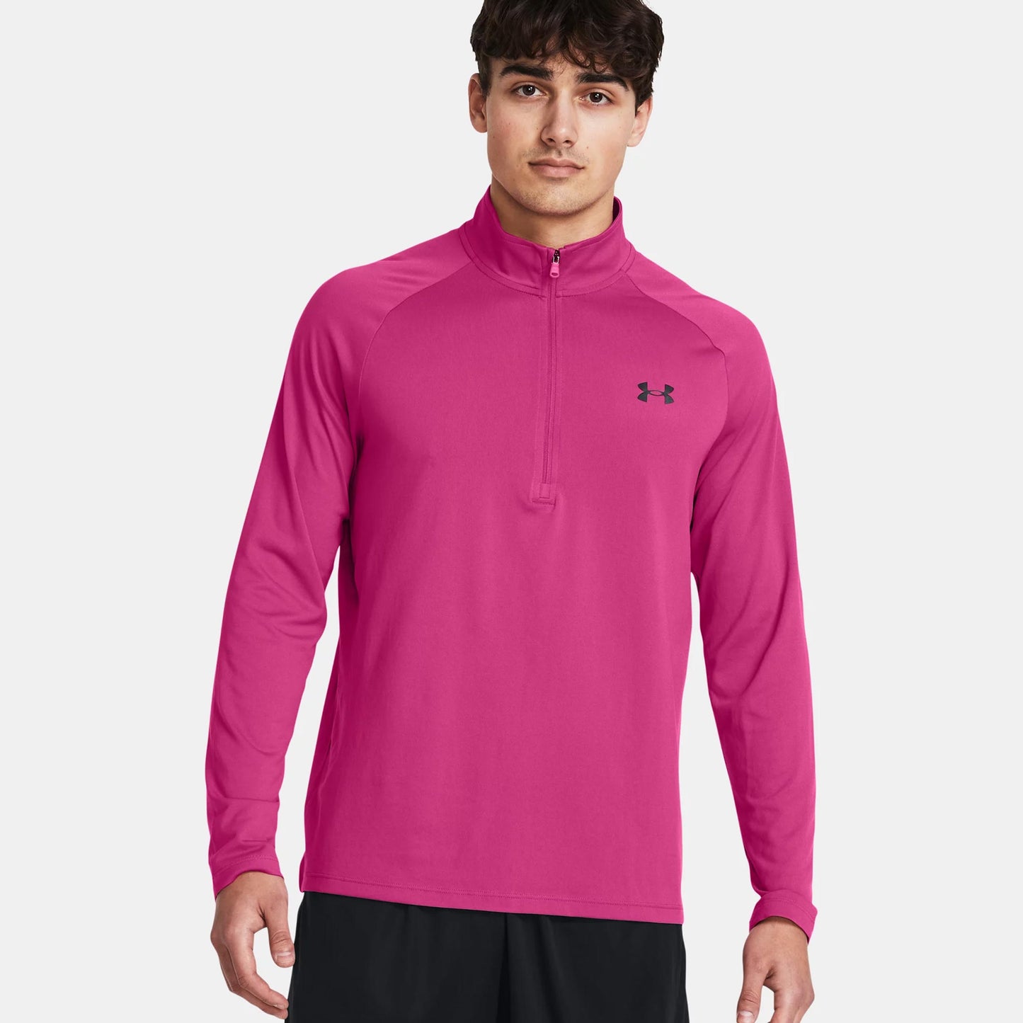 Under Armour Tech 2.0 Half-Zip Longsleeve Heren - pink,