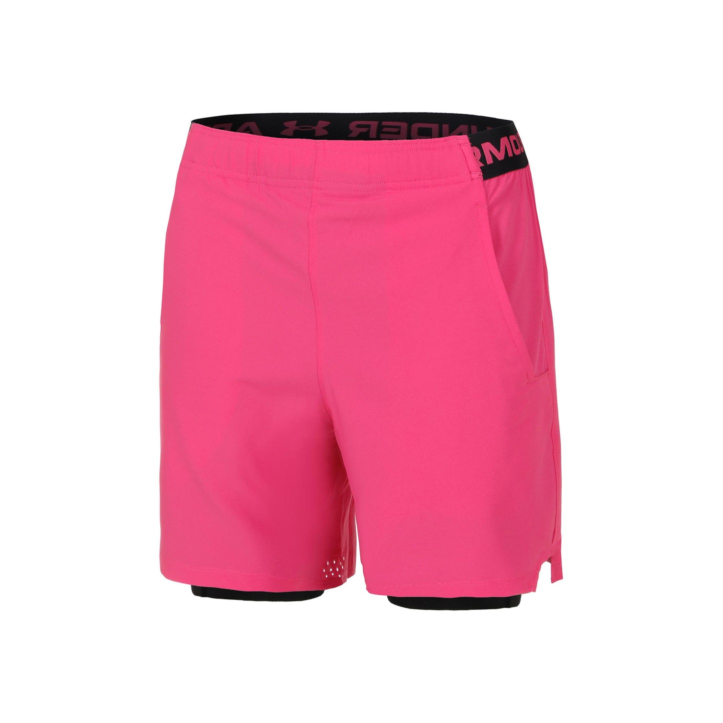 Under Armour Vanish Woven 2in1 Shorts Heren - pink,