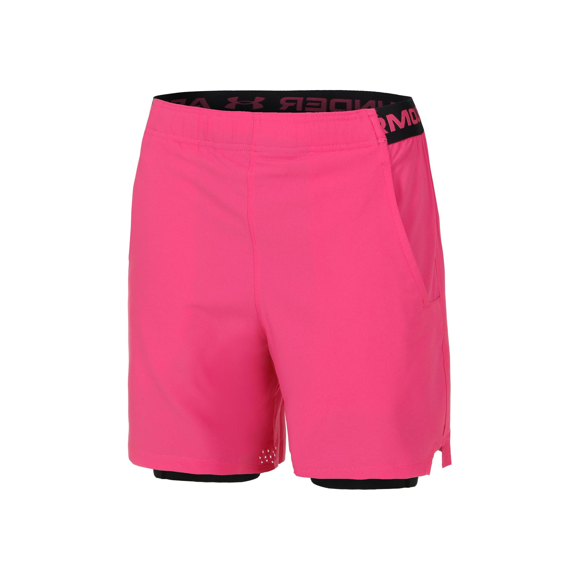 Under Armour Vanish Woven 2in1 Shorts Heren - pink,
