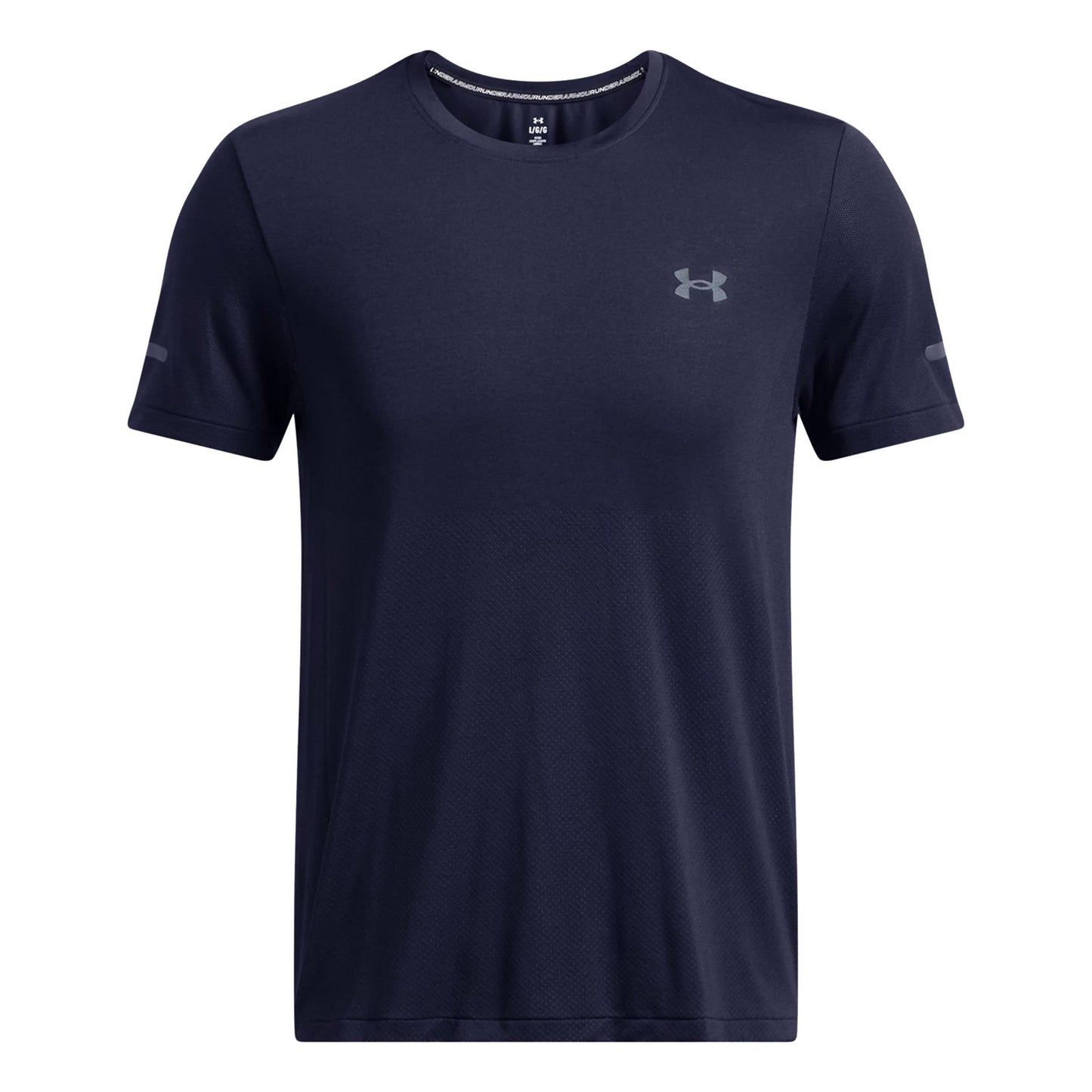 Under Armour Seamless Stride Hardloopshirt Heren-Donkerblauw