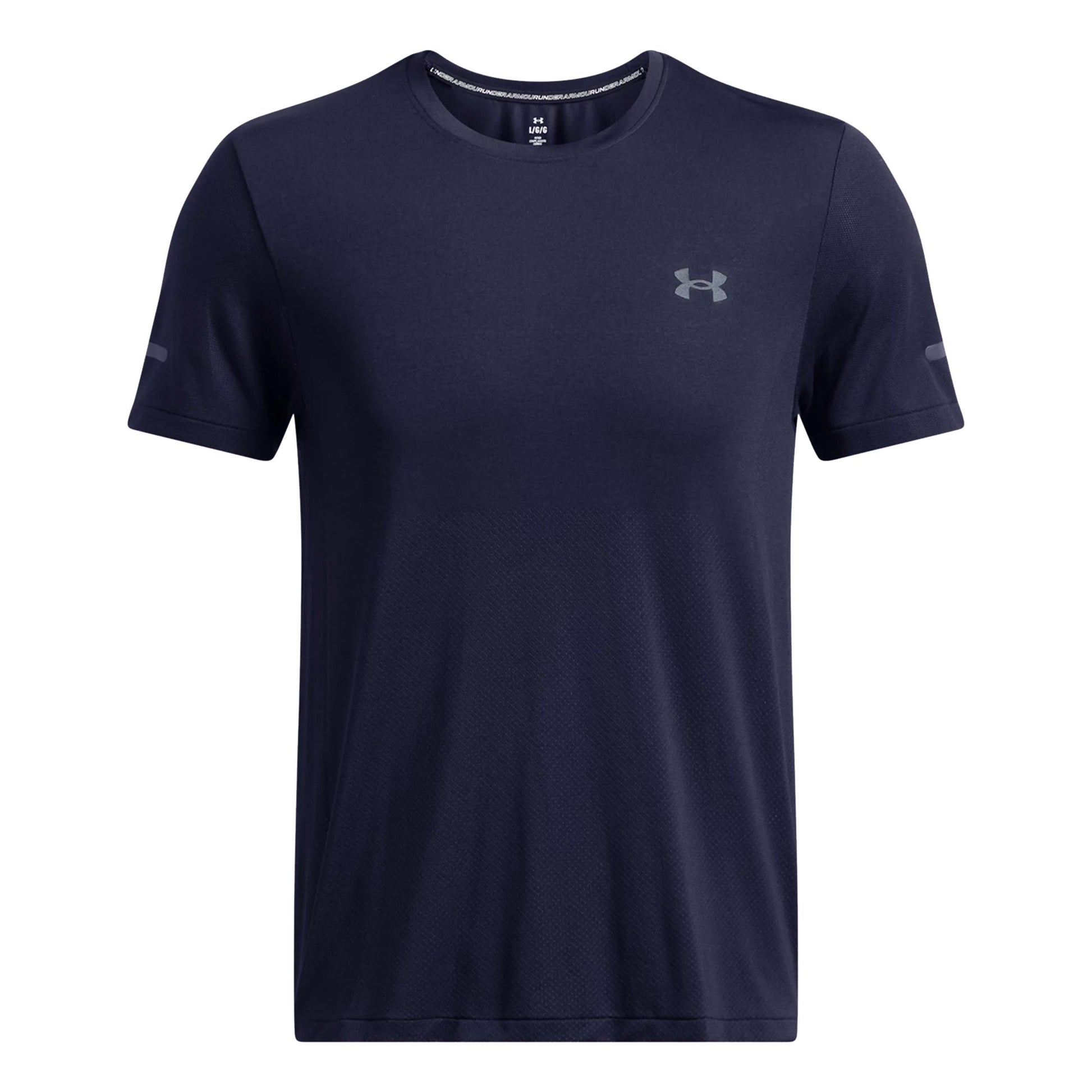Under Armour Seamless Stride Hardloopshirt Heren-Donkerblauw