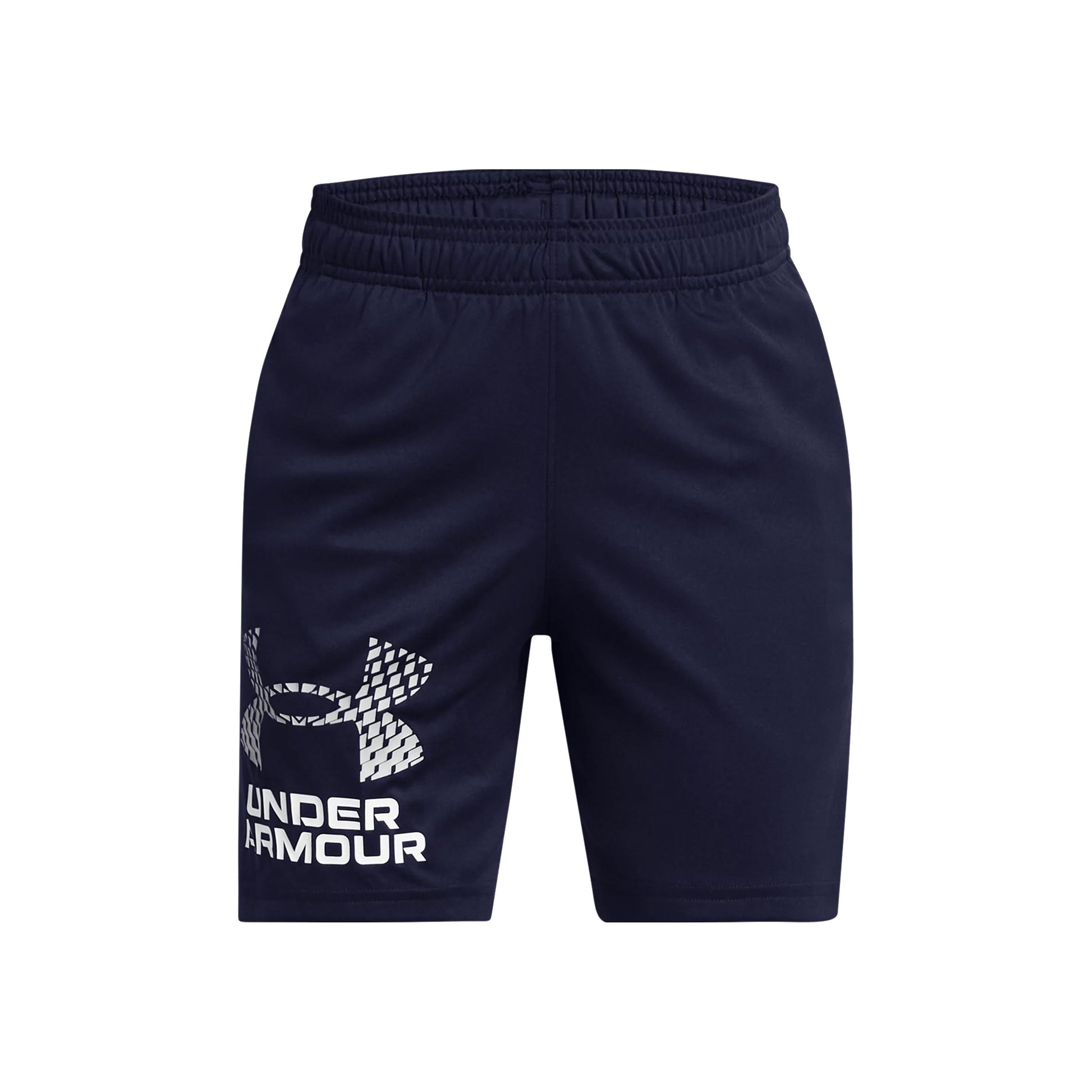Under Armour Tech Logo Shorts Jongens - donkerblauw, wit