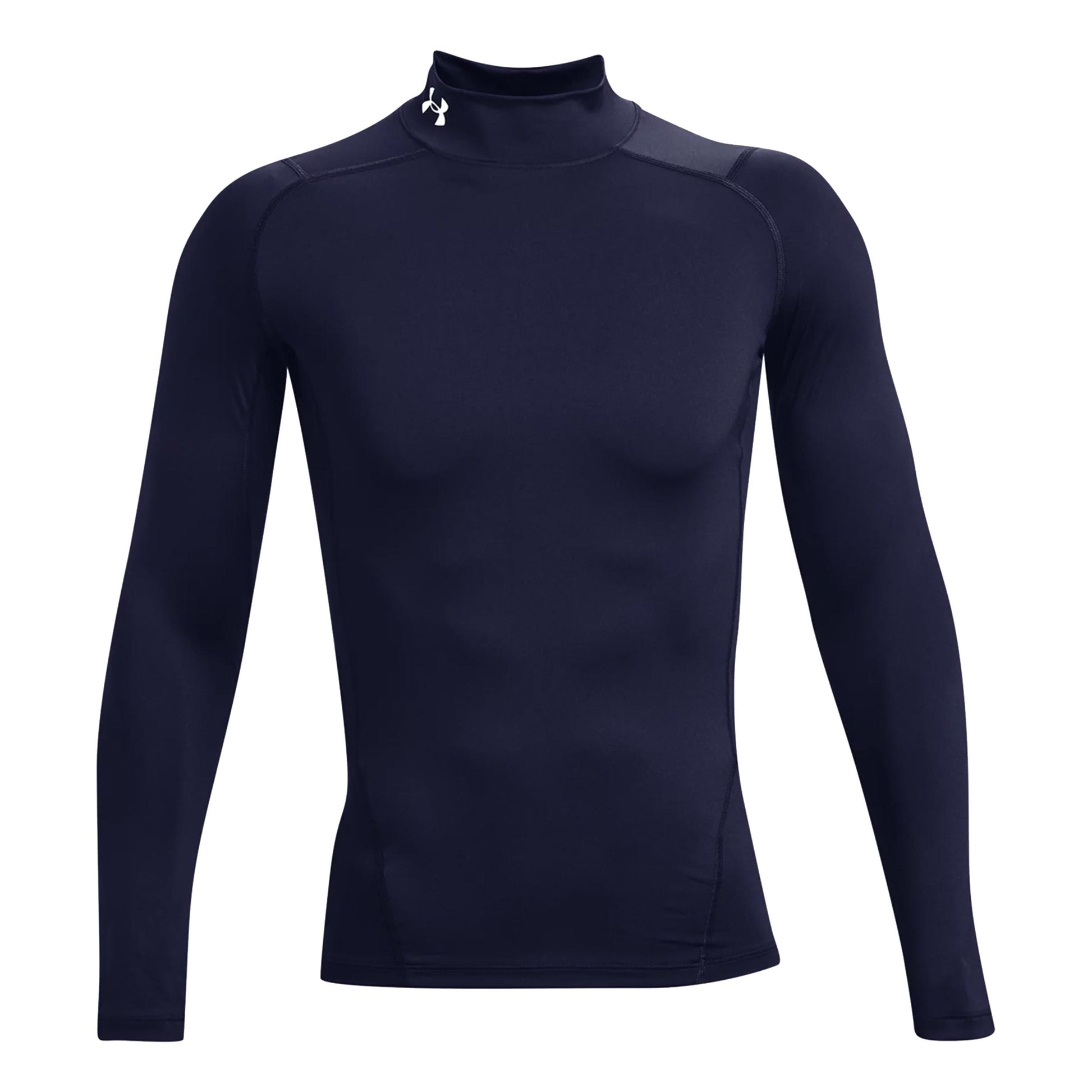 Under Armour Armour Comp Mock Longsleeve Heren - blauw,