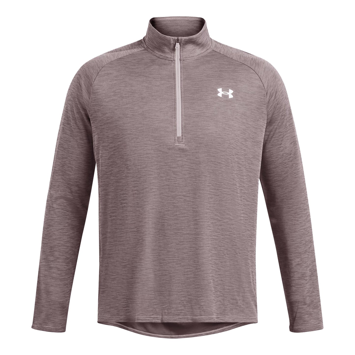 Under Armour Tech Textured 1/2 Zip Longsleeve Heren-Grijs