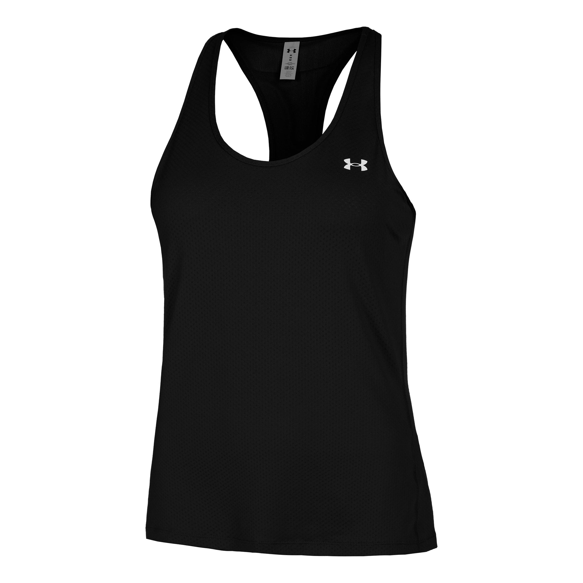 Under Armour Tech Mesh Racer Tanktop Dames-Zwart