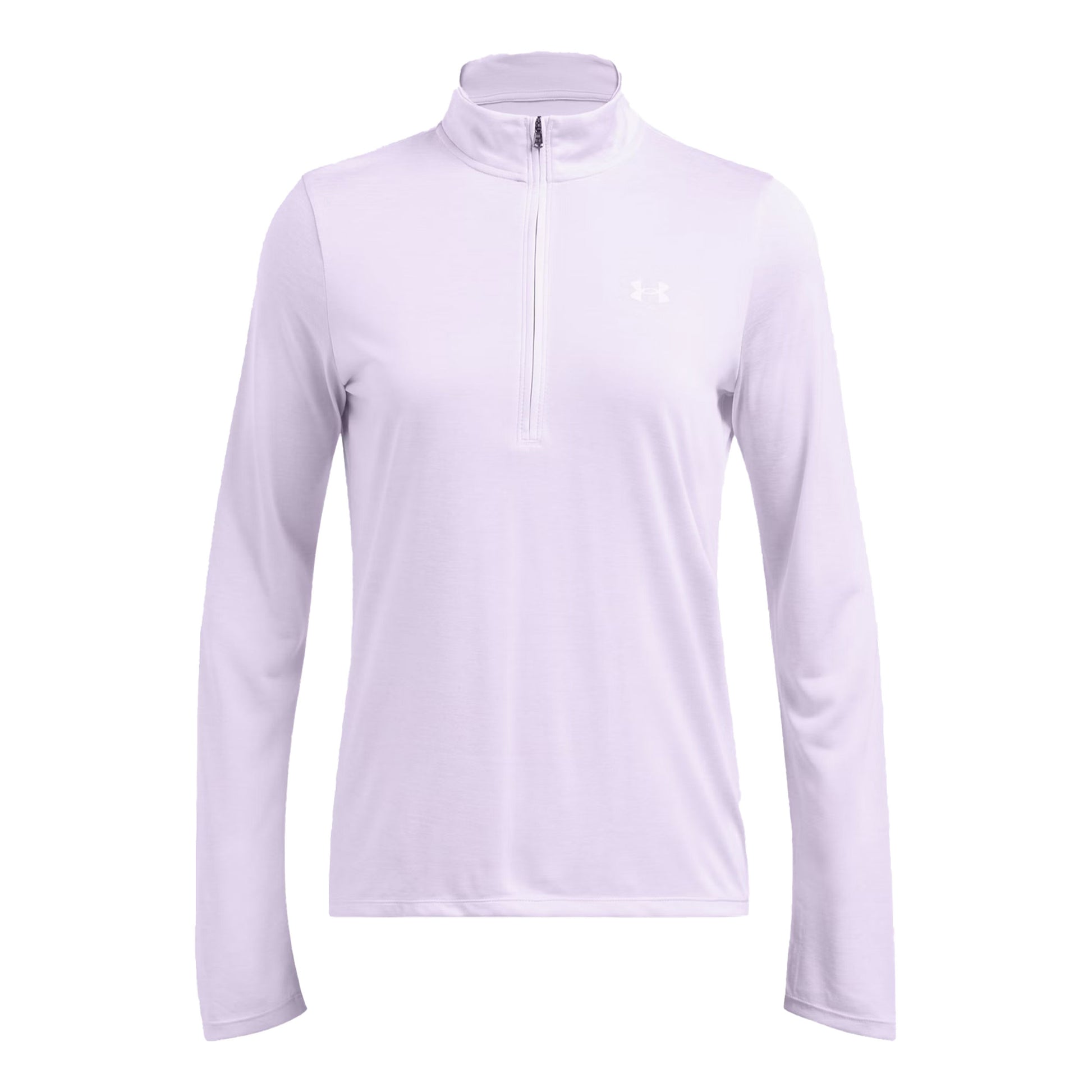 Under Armour Tech 1/2 Zip-Twist Longsleeve Dames - mauve,