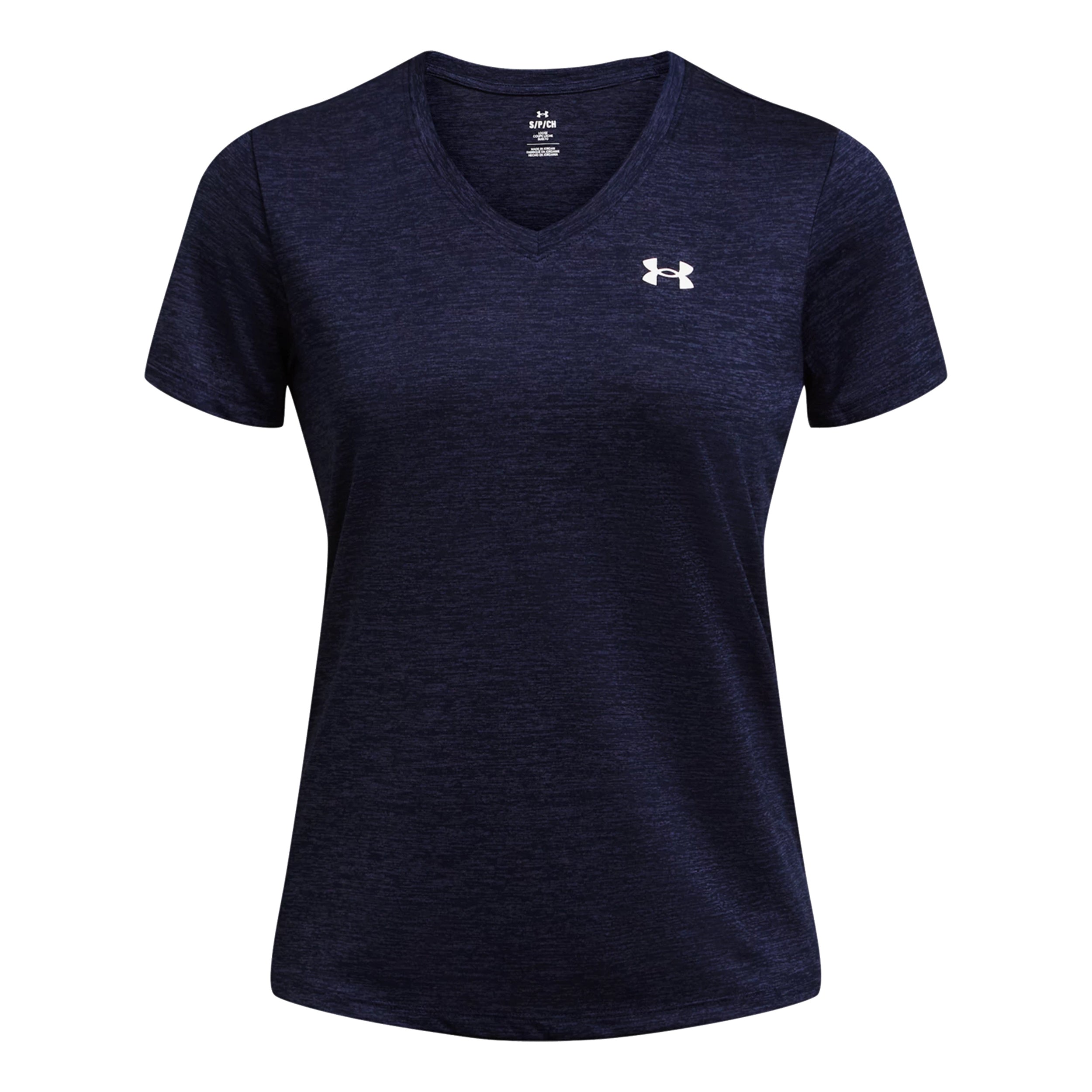 Under Armour Tech SSV Twist T-shirt Dames-Blauw
