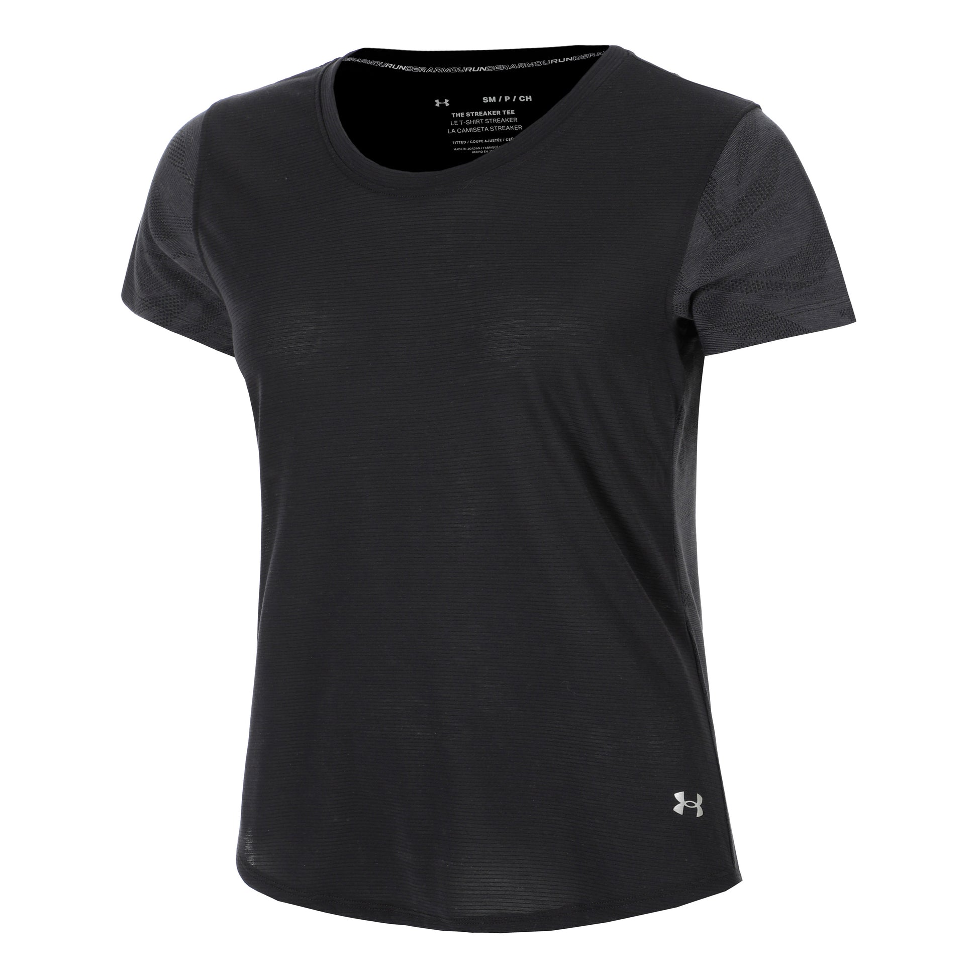 Under Armour Streaker Jacquard T-shirt Femmes-Noir