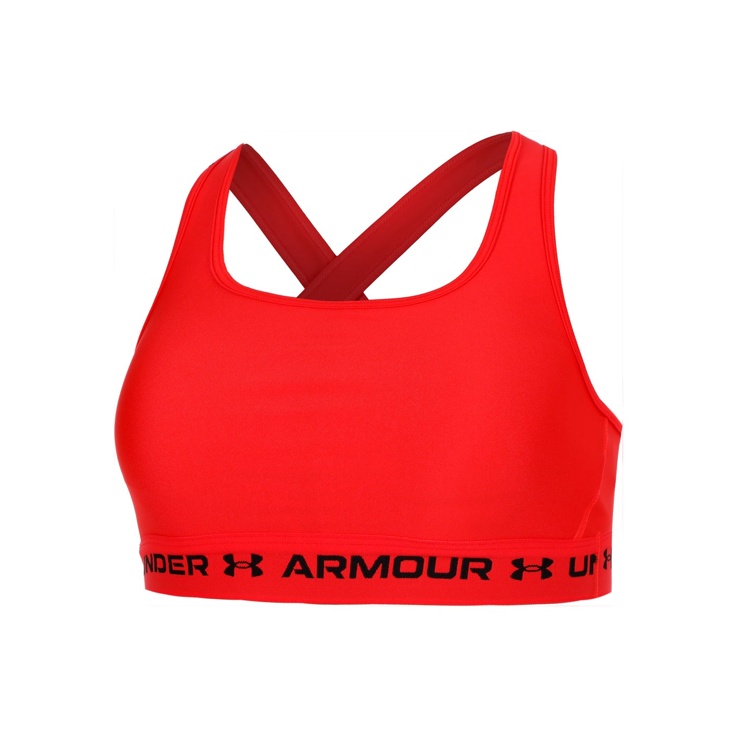 Under Armour Crossback Mid Sport-bh Dames-Neonrood