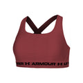 Crossback Mid Soutien-gorge Sport Femmes-Rouge Vin