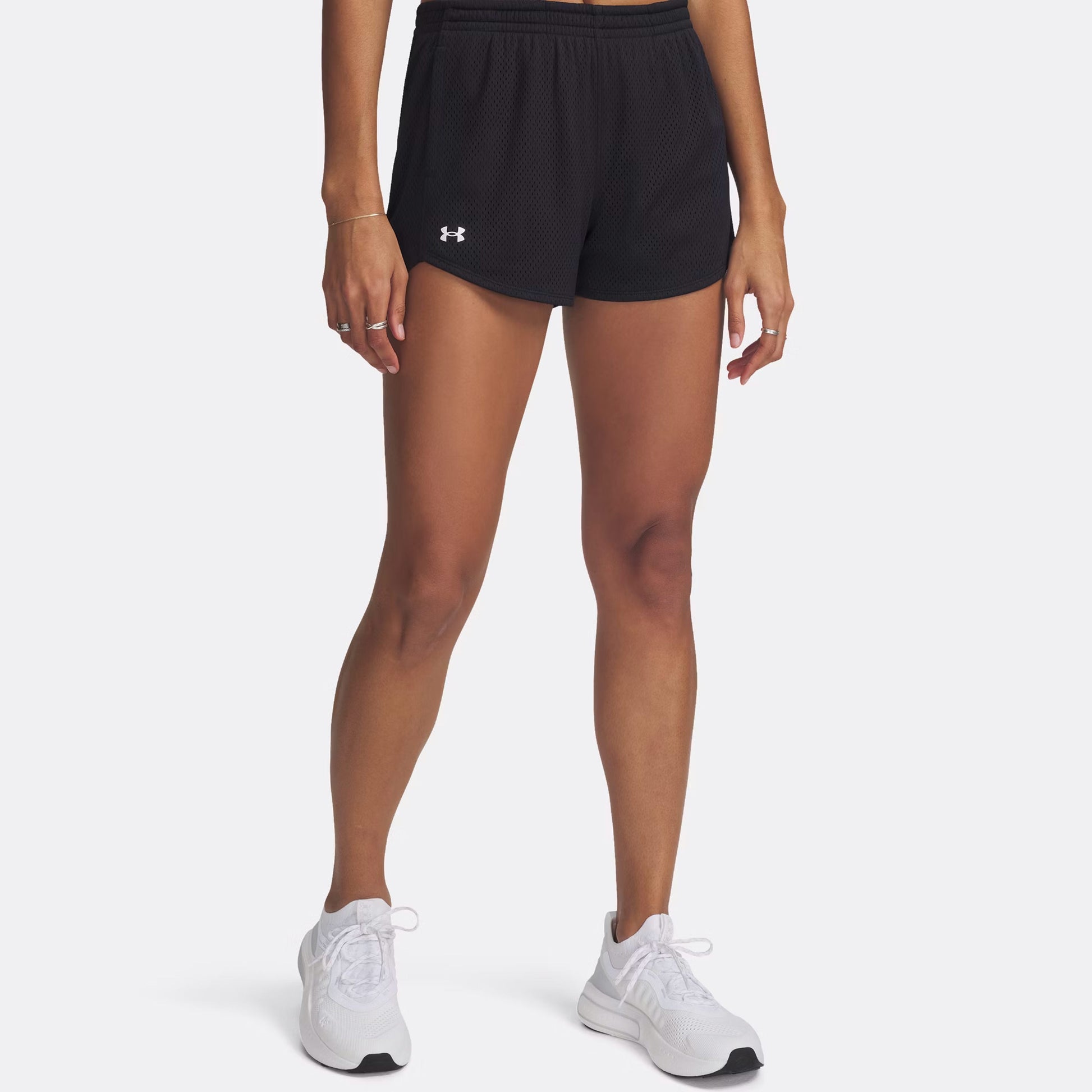Under Armour Tech Play Up Mesh Shorts Femmes-Noir