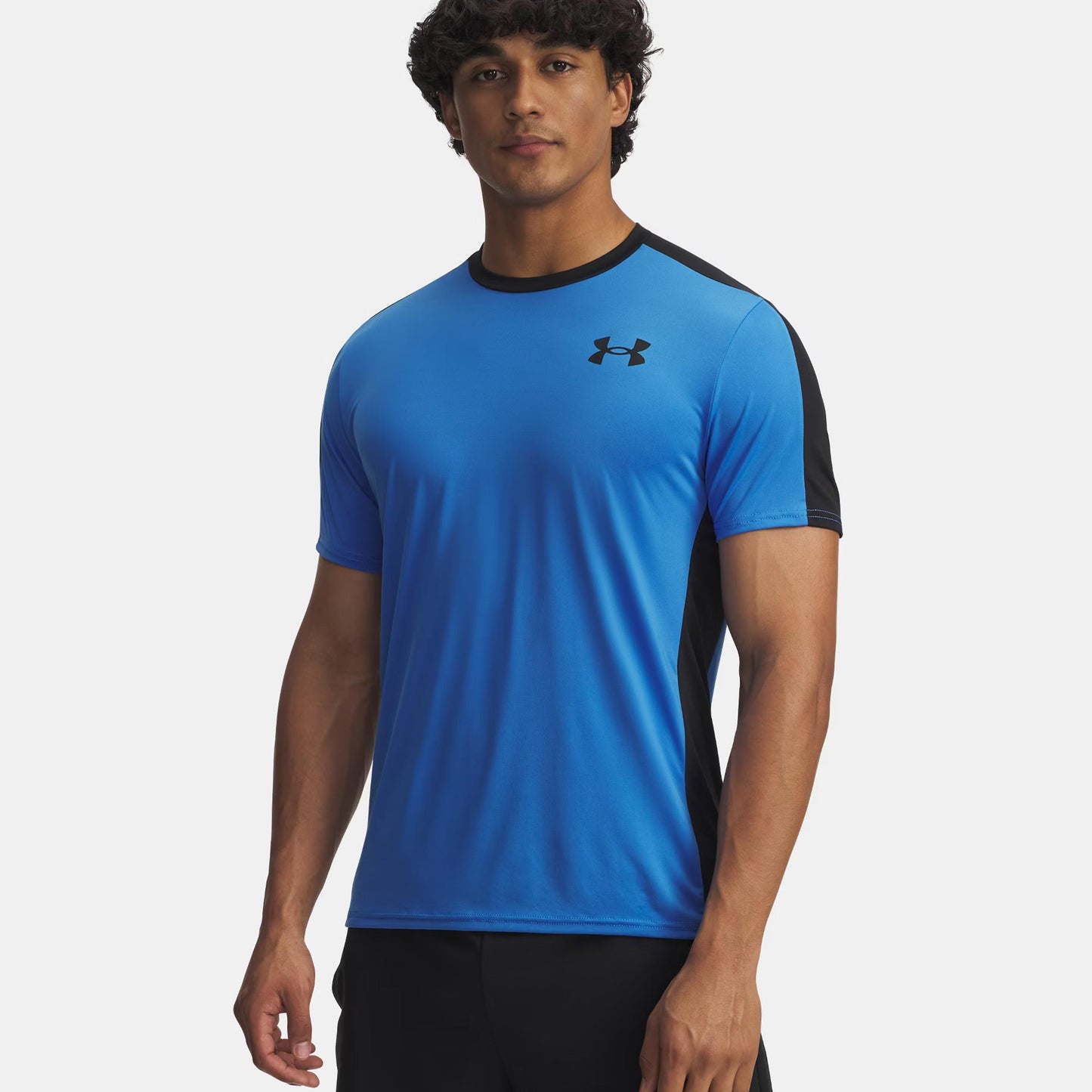 Under Armour Wordmark T-shirt Hommes-Bleu