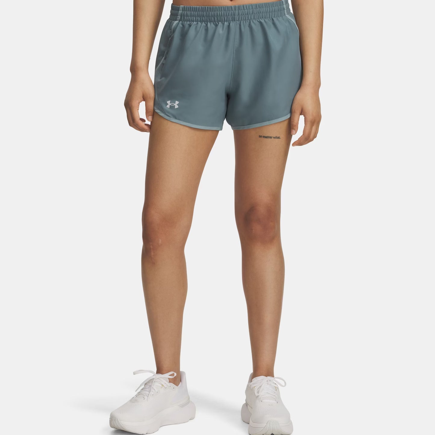 Under Armour Fly By 3in  Hardloopshorts Dames - blauwgrijs, petrolblauw