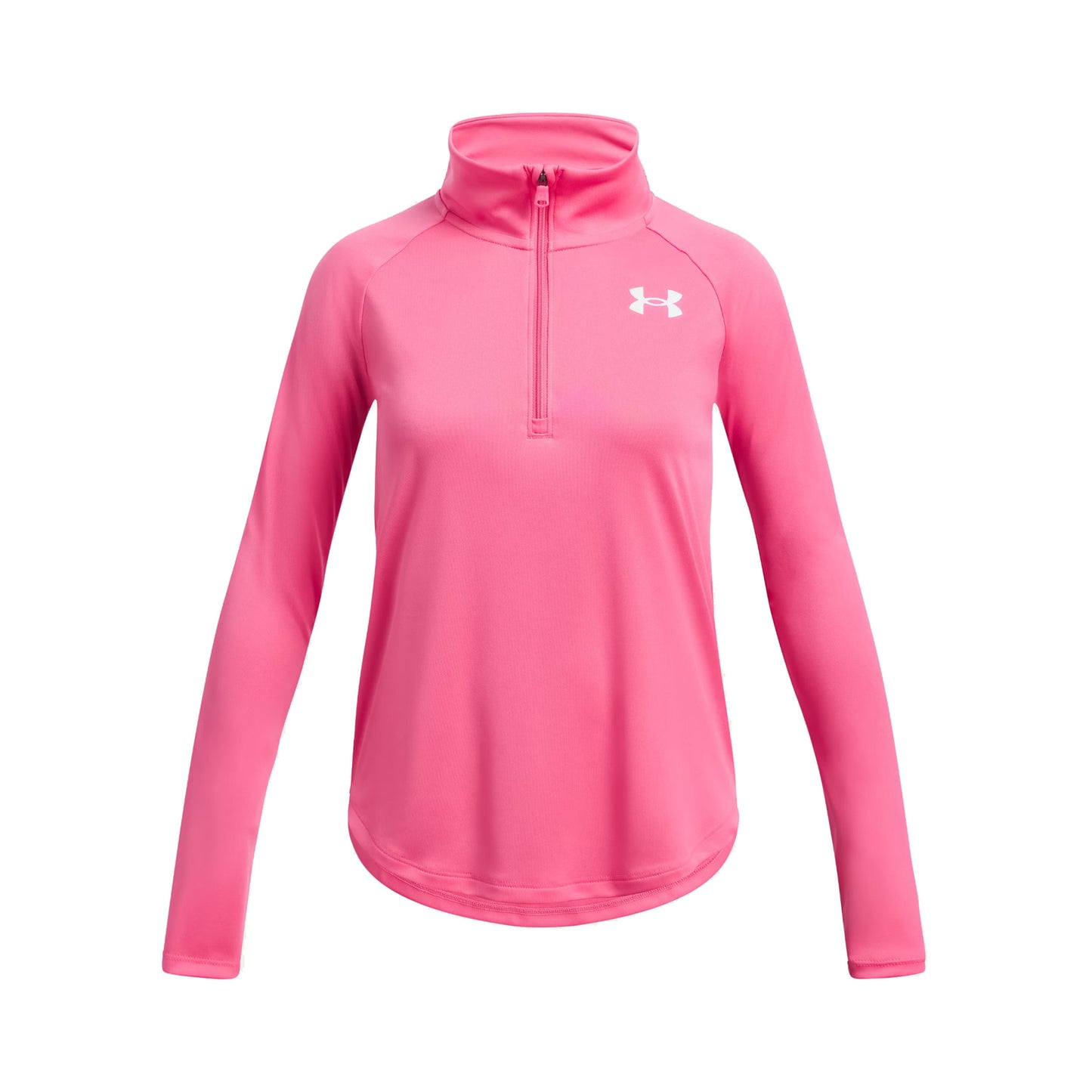 Under Armour Tech Graphic Half-Zip Longsleeve Meisjes-Pink