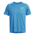 Tech Textured T-shirt Heren - blauw,