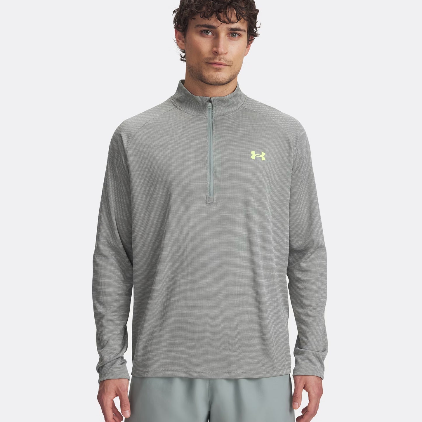 Under Armour Tech Textured Half-Zip Longsleeve Heren-Salie