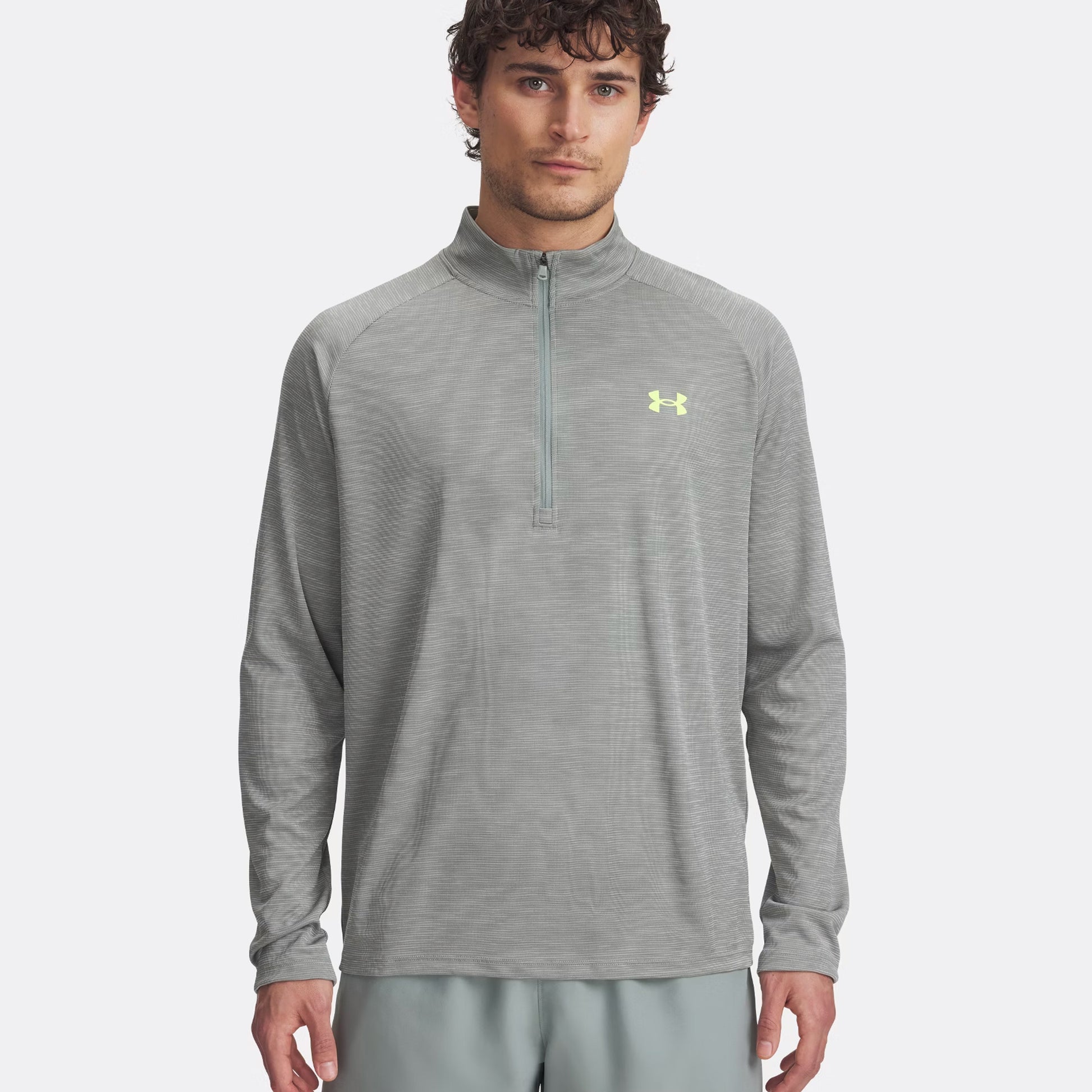 Under Armour Tech Textured Half-Zip Longsleeve Heren-Salie