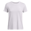 Tech Textured T-shirt Dames-Grijs