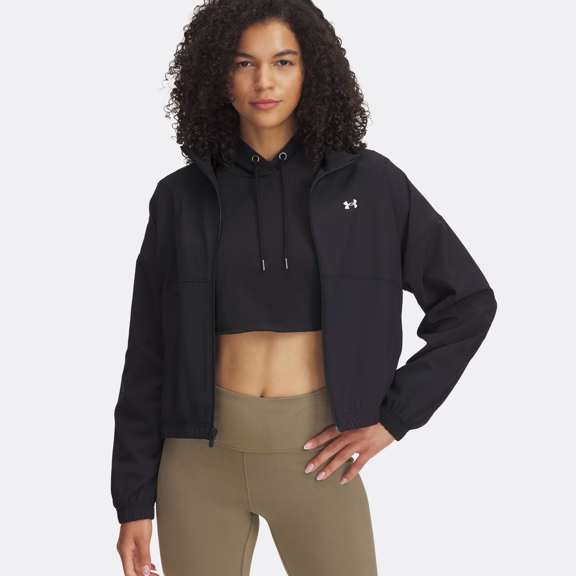 Under Armour Rival Woven Veste De Survêtement Femmes-Noir