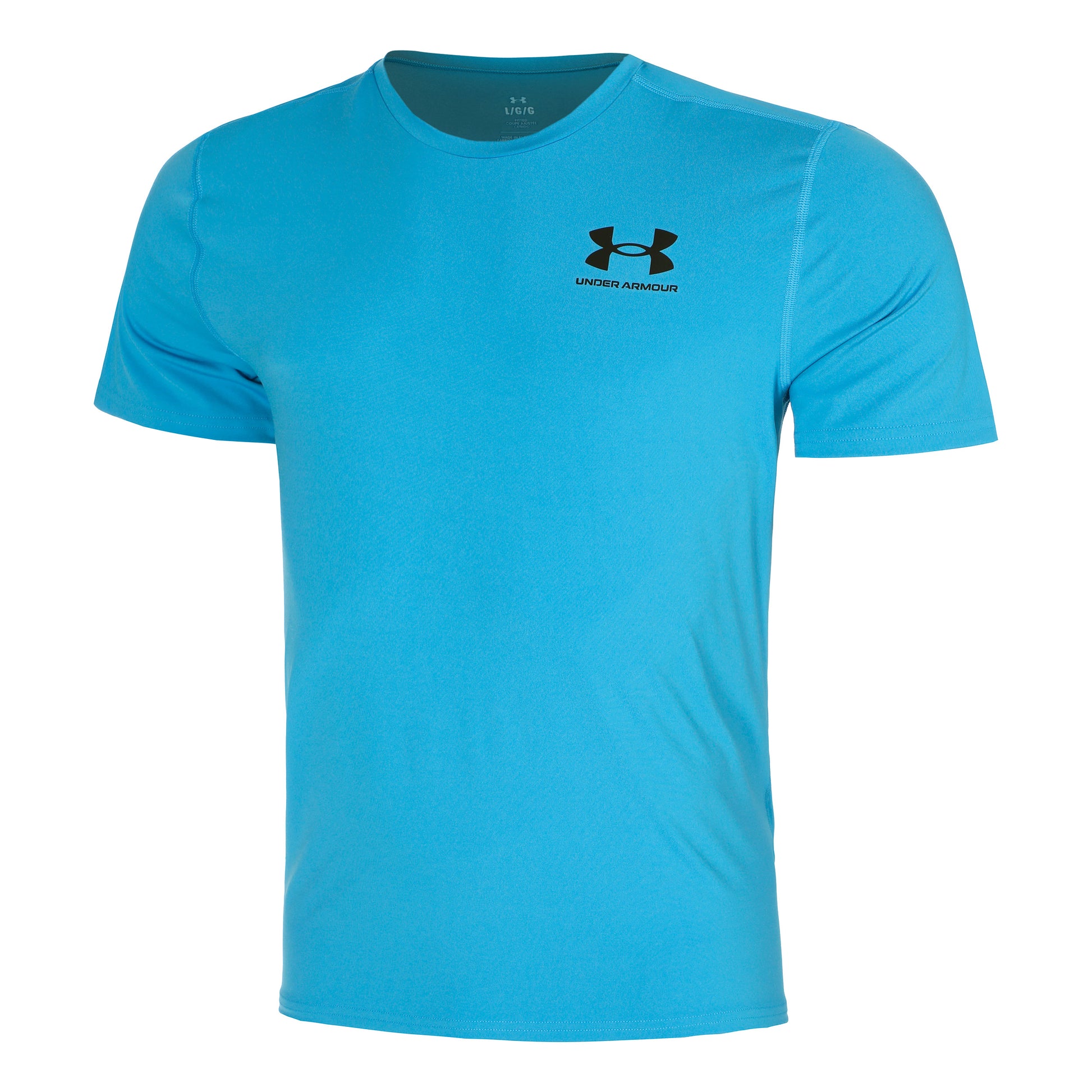 Under Armour Heatgear Fitted T-shirt Heren - blauw,