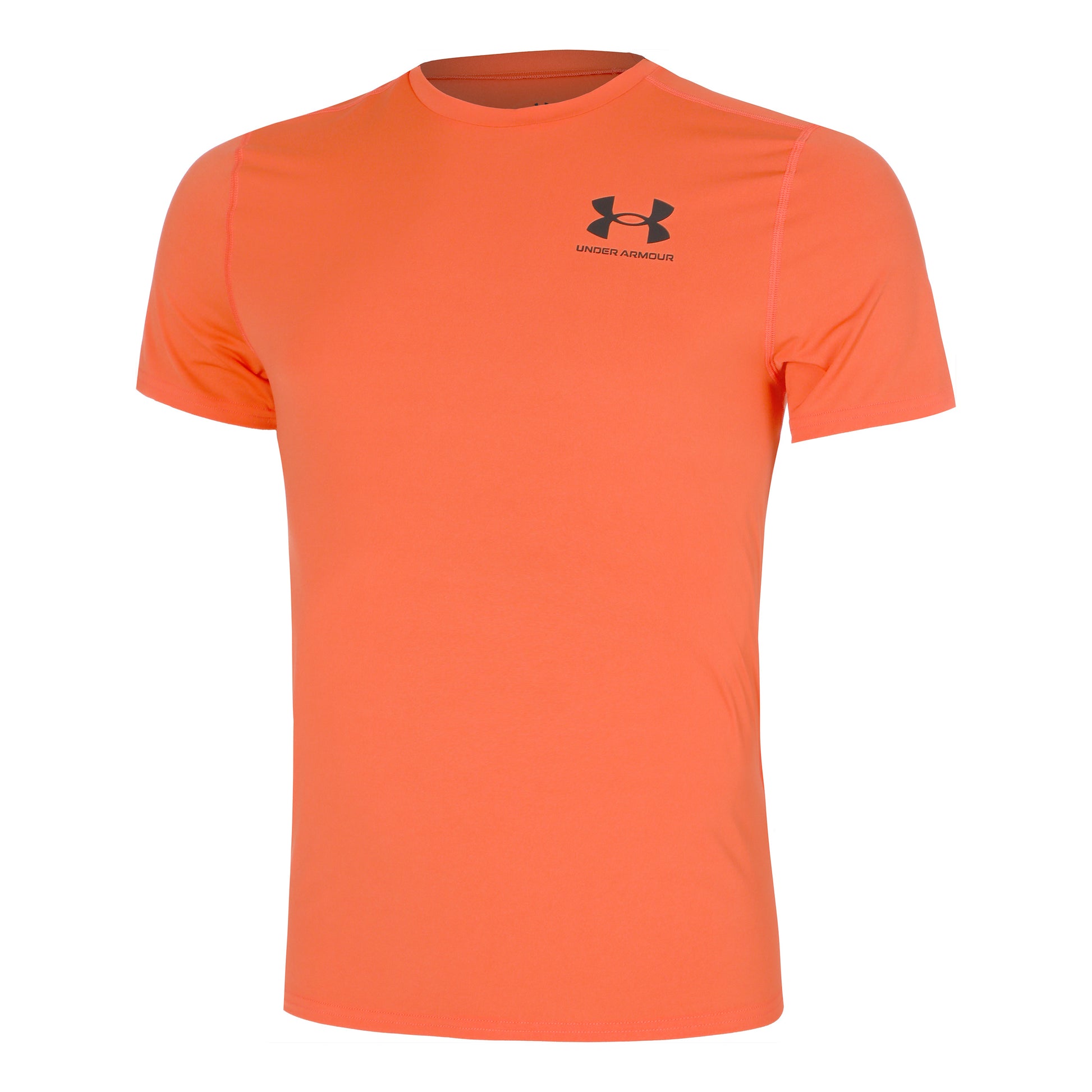 Under Armour Heatgear Fitted T-shirt Heren-Oranje