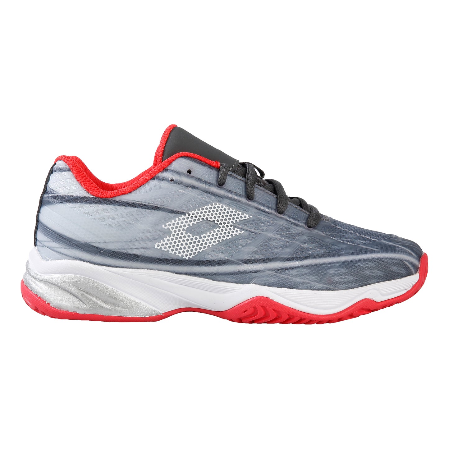Lotto Mirage 300 Allcourt schoen Kinderen - donkergrijs, rood