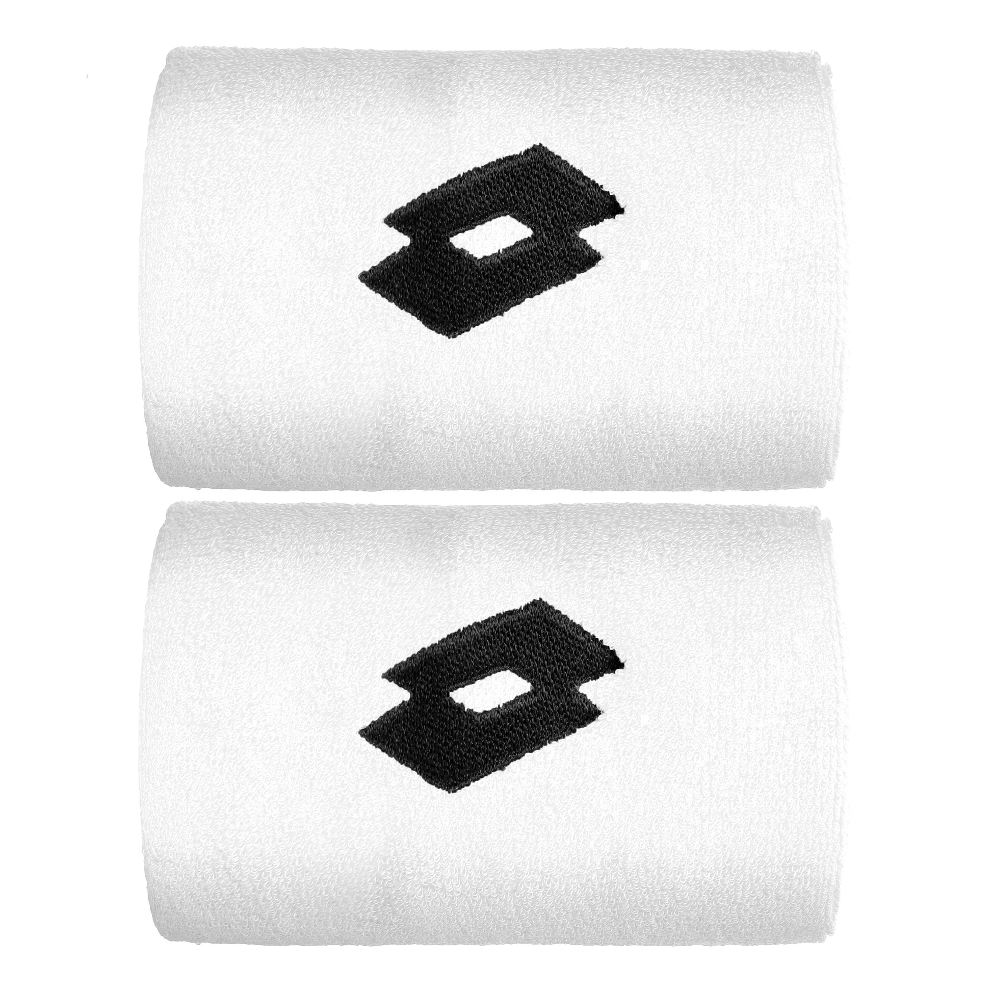 Lotto Poignet Pack de 2 unités court - blanc, noir