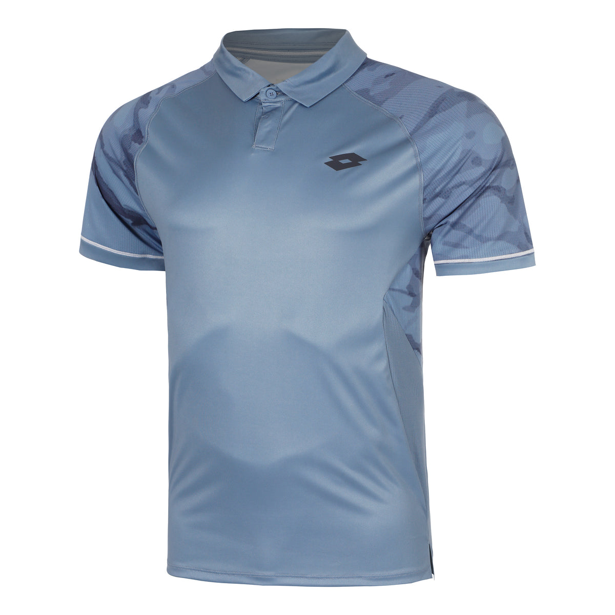 Lotto Tech Polo Heren - blaugrau,