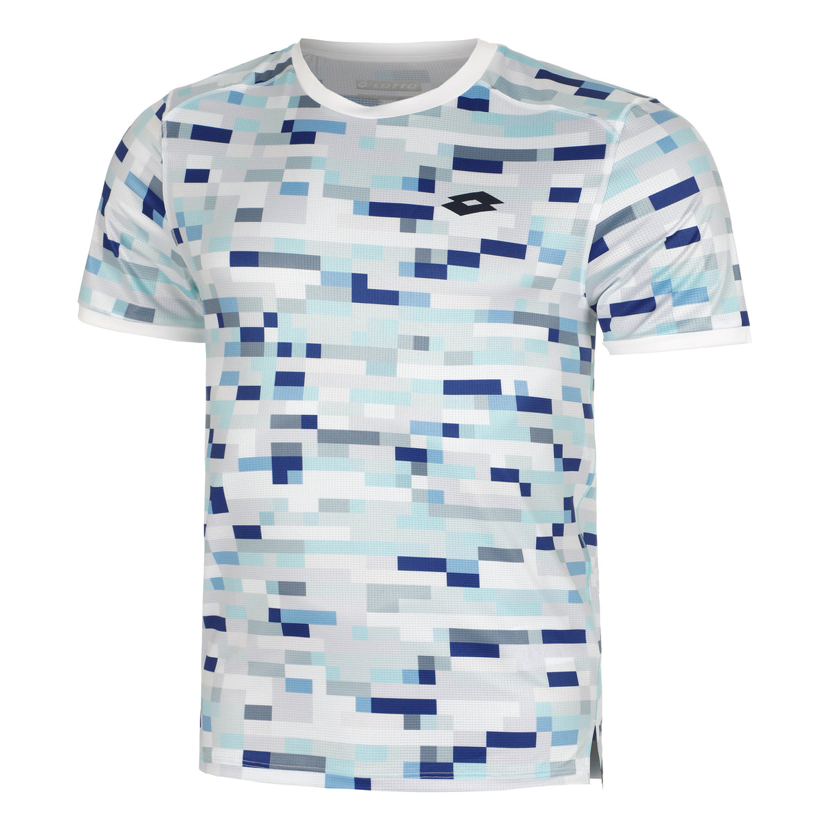 Lotto Tech III T-shirt Heren - wit, veelkleurig