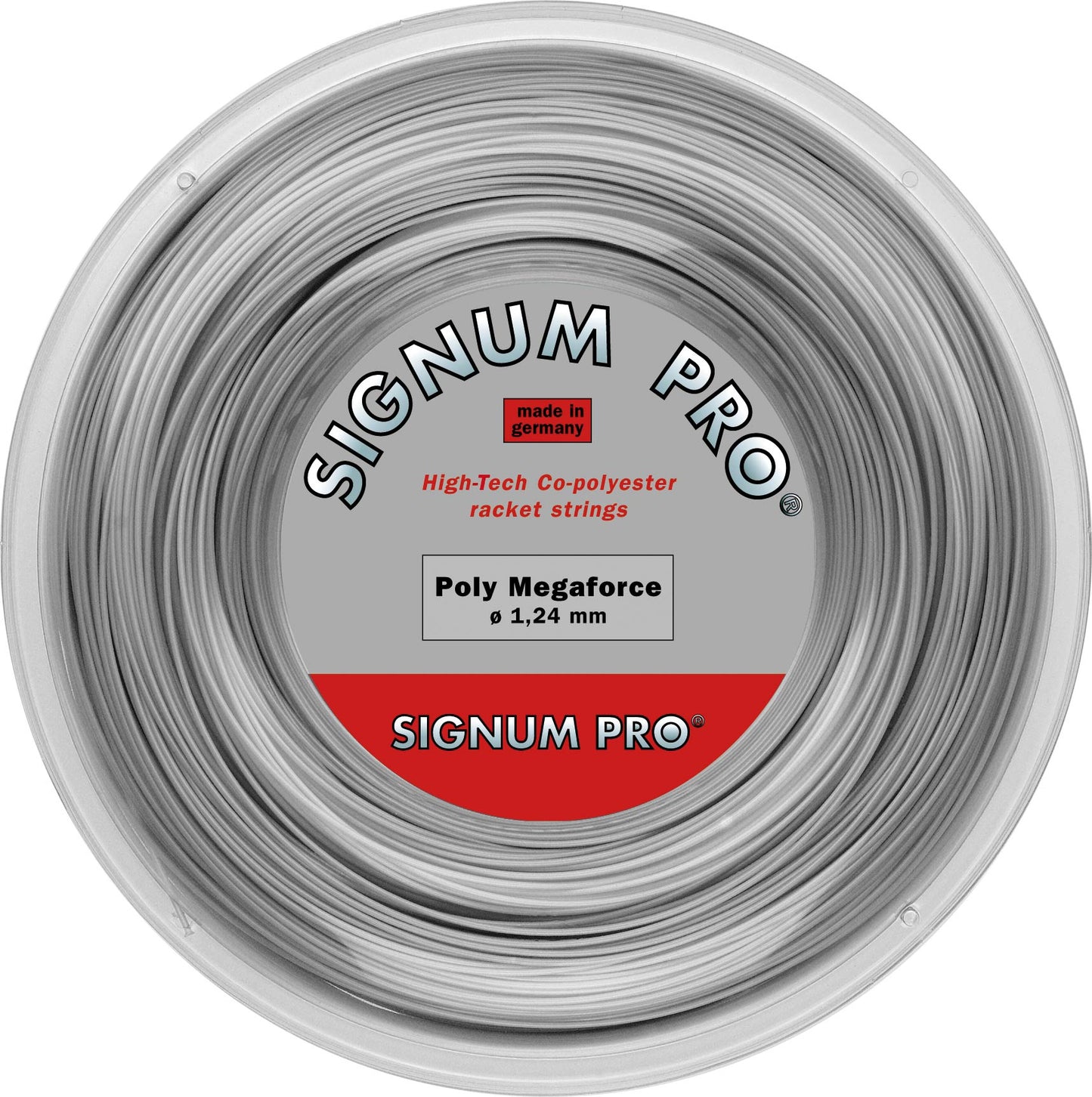 Signum Pro Poly Megaforce Bobine Cordage 200m-Argent